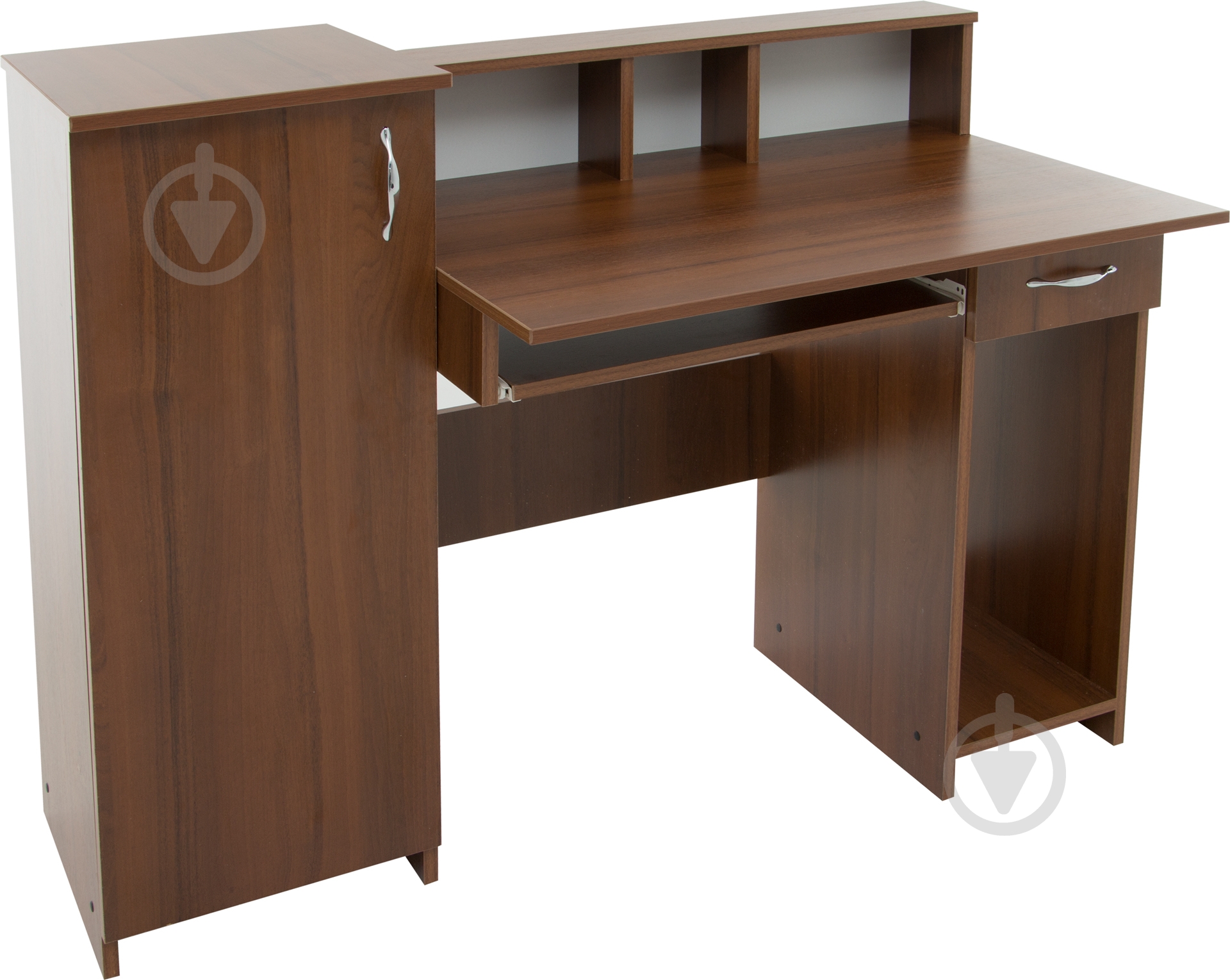 УЦЕНКА! Стол компьютерный Компанит Пі-Пі-2 орех - фото 1