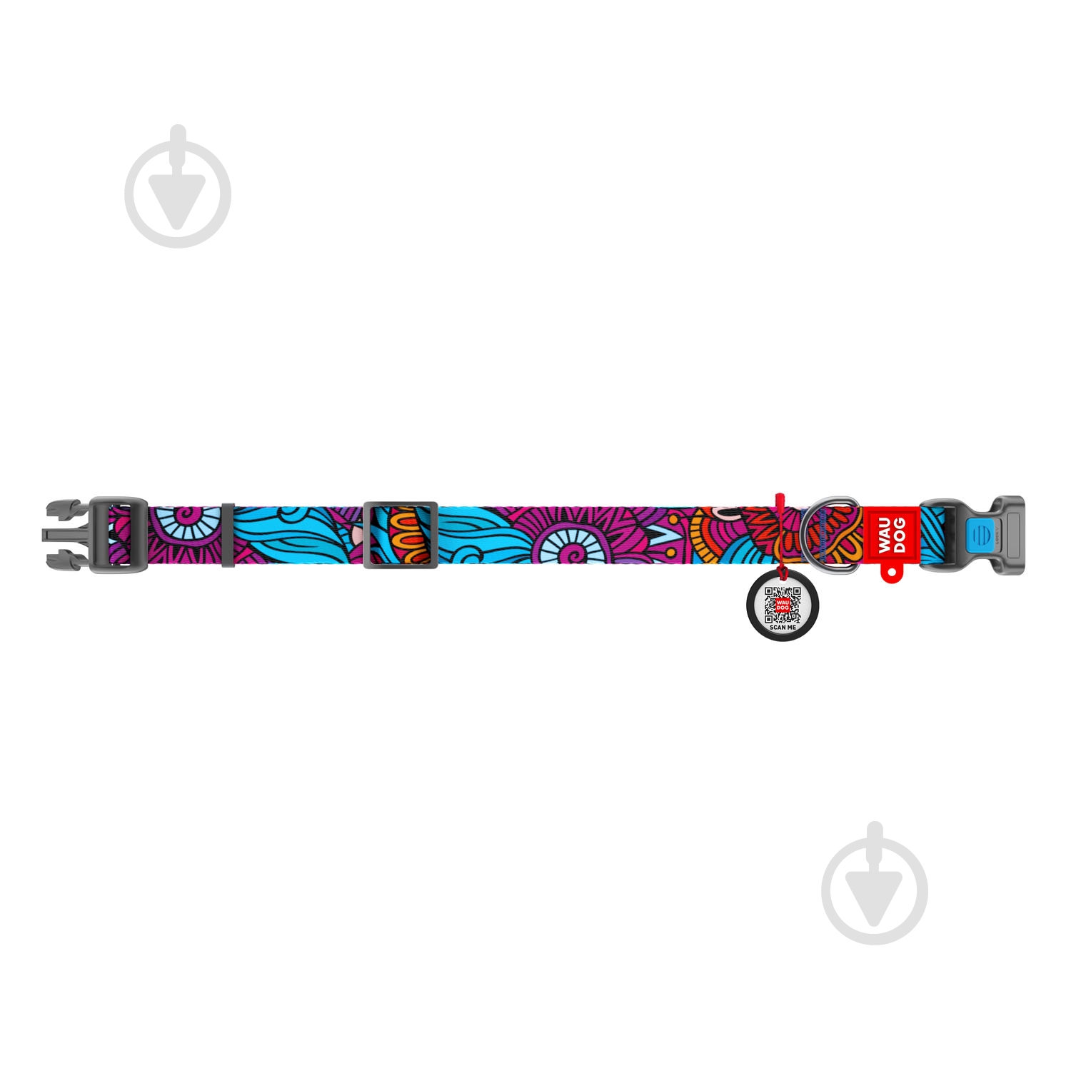 Ошейник WAUDOG Nylon с рисунком Лето 2,5х35-58 см - фото 2 Ошейник WAUDOG Nylon с рисунком Лето 2,5х35-58 см - фото 2