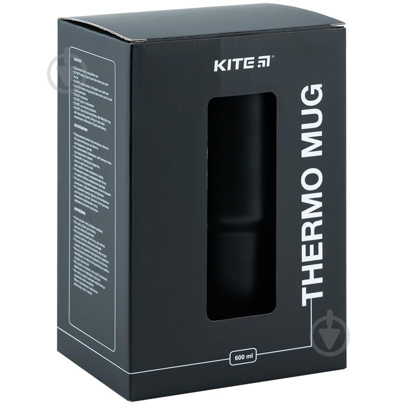 Термокружка KITE с ручкой 600 мл K24-1207-1 - фото 5 Термокружка KITE с ручкой 600 мл K24-1207-1 - фото 5