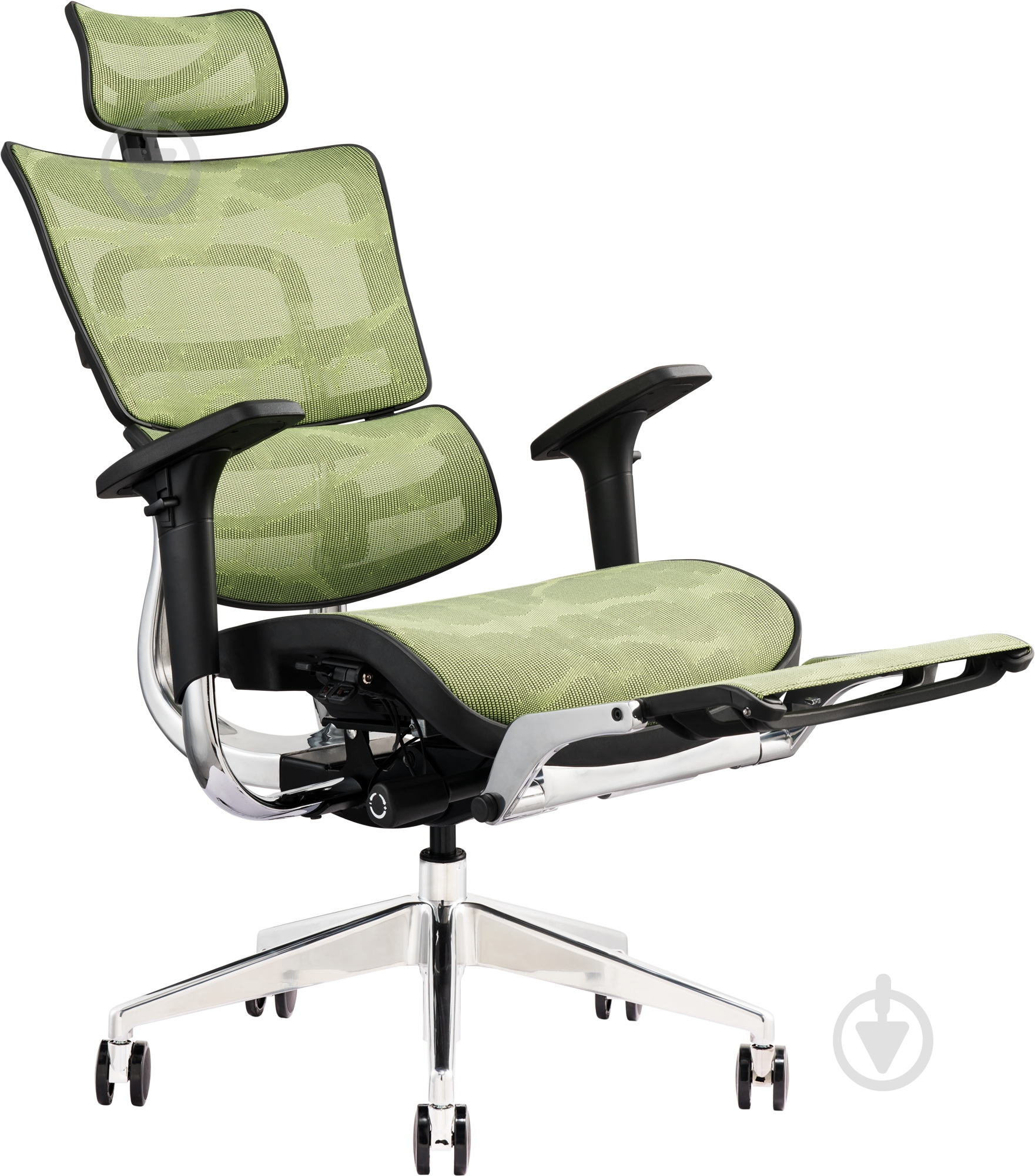 Кресло GT Racer X-802L зеленый - фото 4 Кресло GT Racer X-802L зеленый - фото 4
