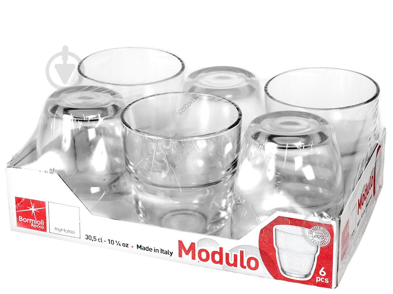 Стакан Bormioli Rocco Modulo 305 мл 1 шт. - фото 2 Стакан Bormioli Rocco Modulo 305 мл 1 шт. - фото 2