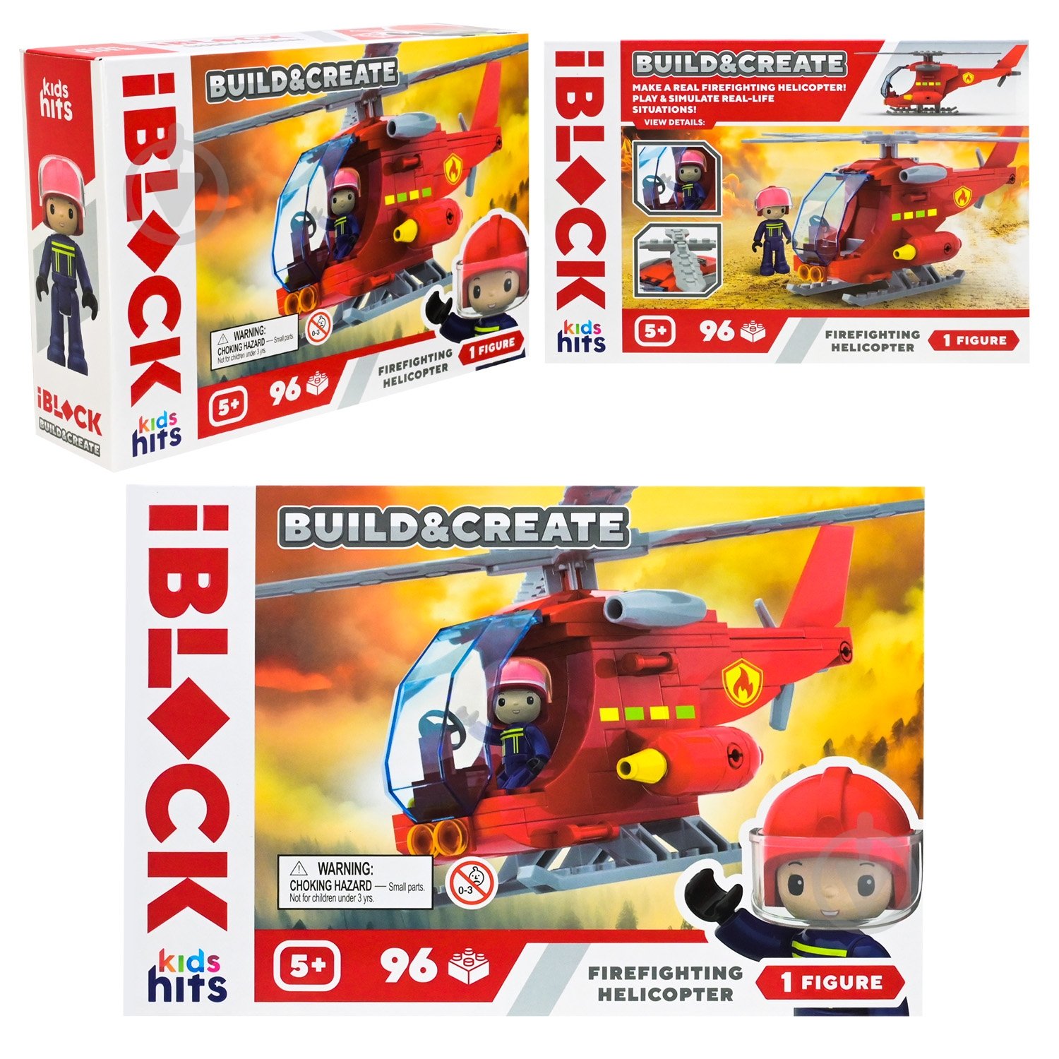 Конструктор Iblock FIRE 96 дет. KH43/001/2 - фото 1