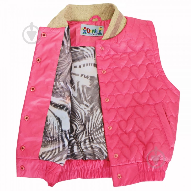 Жилет дитячий для дівчинки DaNa-kids Малинка р.122 54006 - фото 3 Жилет дитячий для дівчинки DaNa-kids Малинка р.122 54006 - фото 3