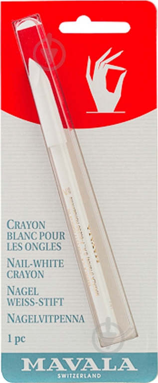 Олівець Mavala Nail-White Crayon білий 1,5 мл - фото 1