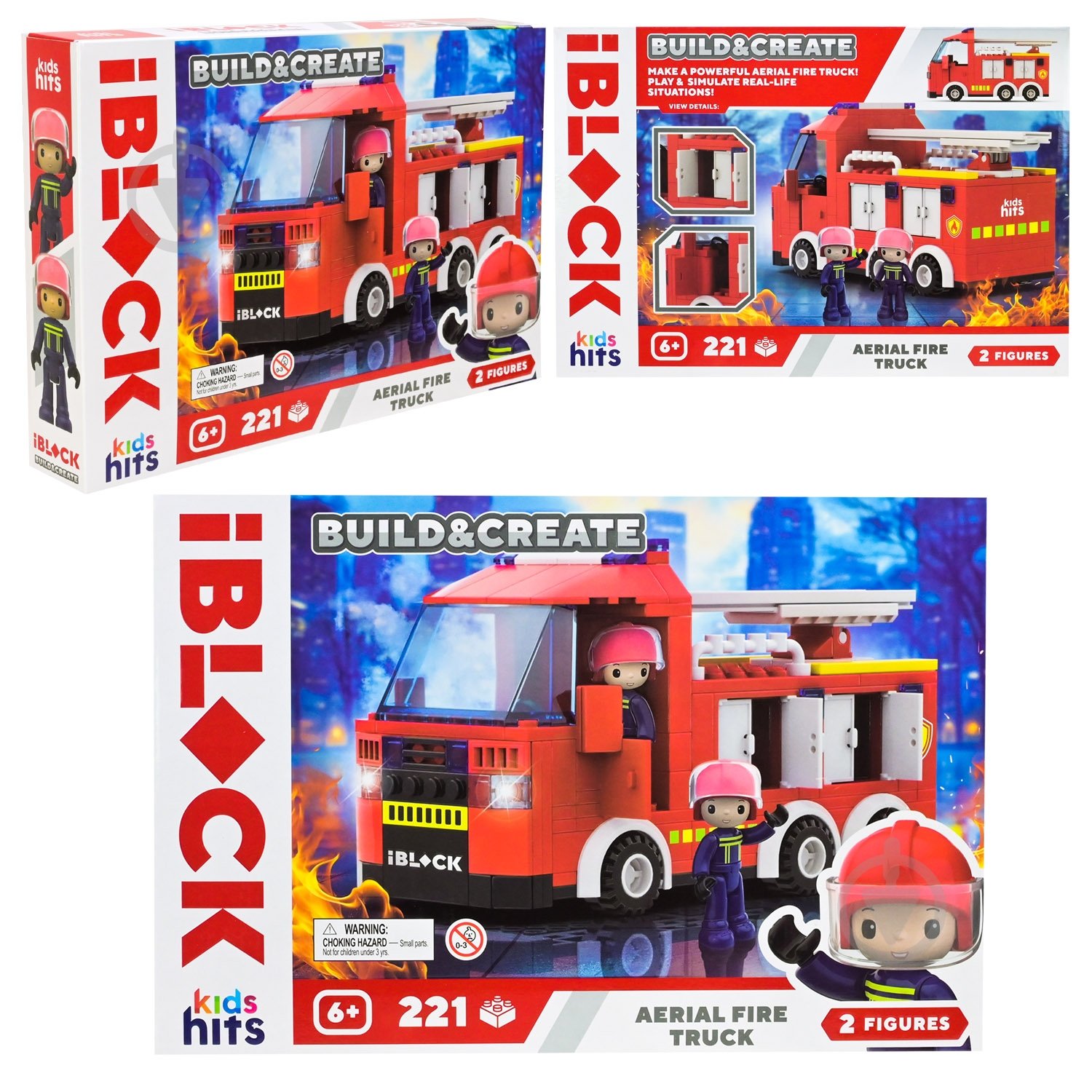 Конструктор Iblock FIRE 221 дет. KH43/002/3 - фото 1