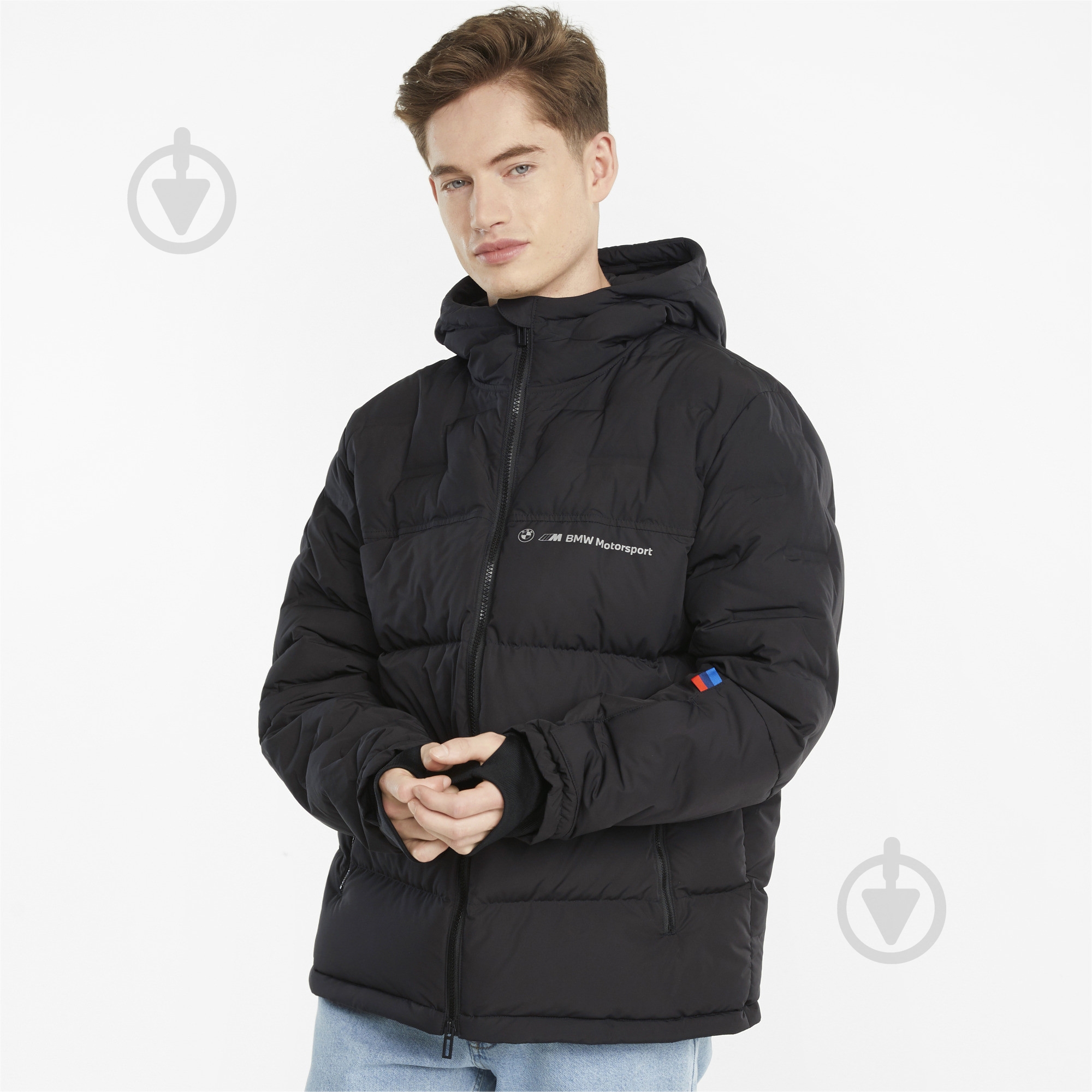 Куртка мужская Puma BMW MMS Down Jacket 53113401 р.M черная - фото 1