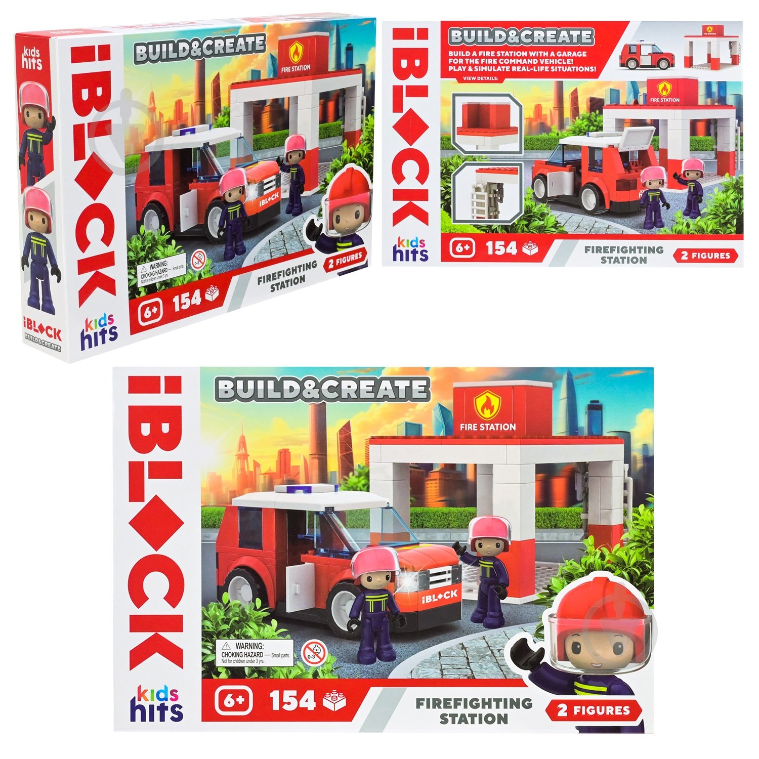 Конструктор Iblock FIRE 154 дет. KH43/002/4 - фото 1