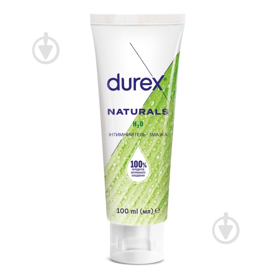 Інтимна гель-змазка Durex Naturals H₂O 100 мл - фото 1