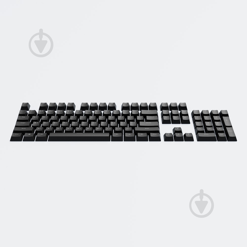 Набір кейкапів Dark Project DARK PROJECT PBT KS-45 ENG/UA/RU (DP-KS-0045) чорні (DP-KS-0045) - фото 3