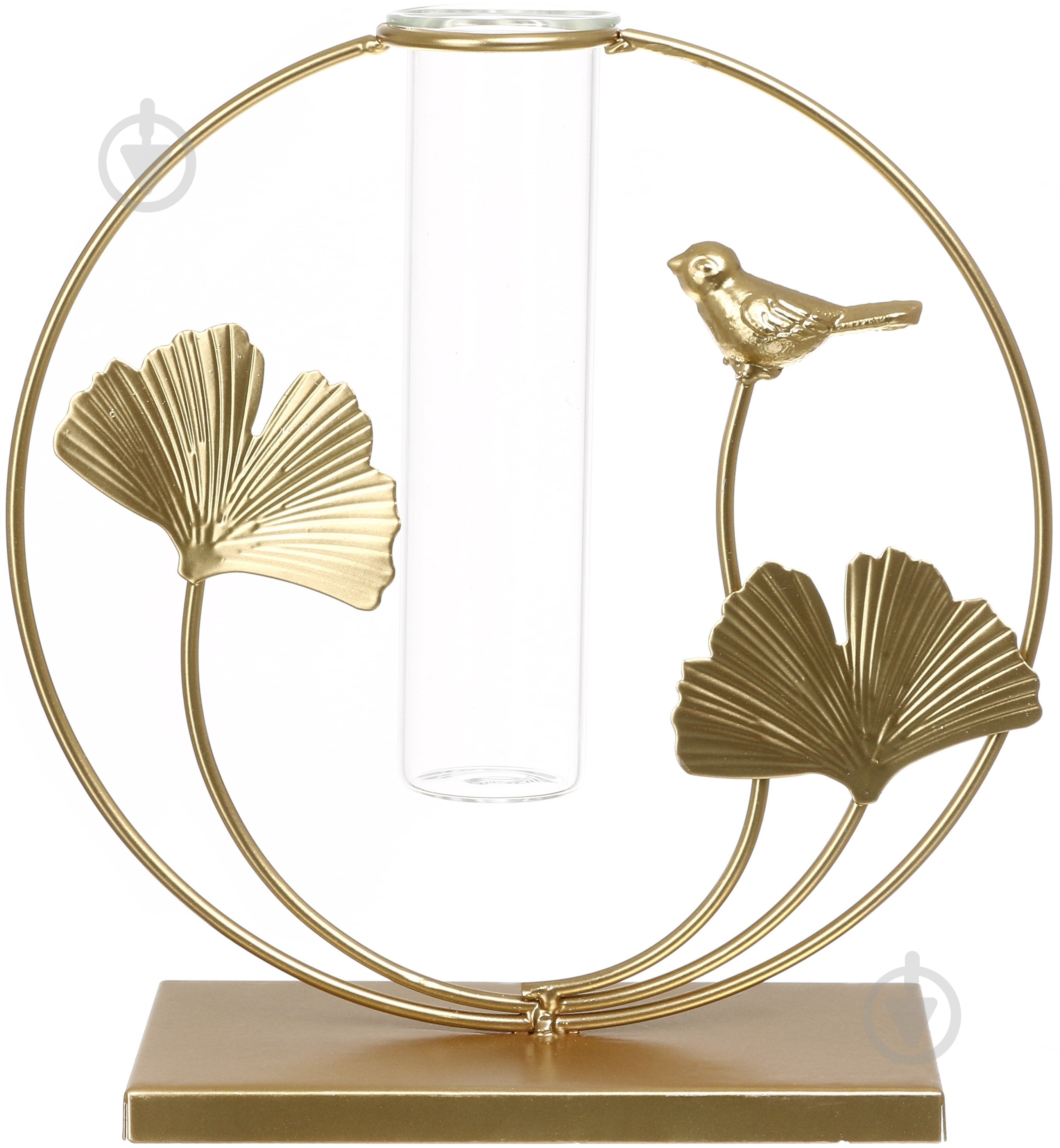 Статуетка Гінко Голд колба 20х21х7,5 см золотий - фото 2