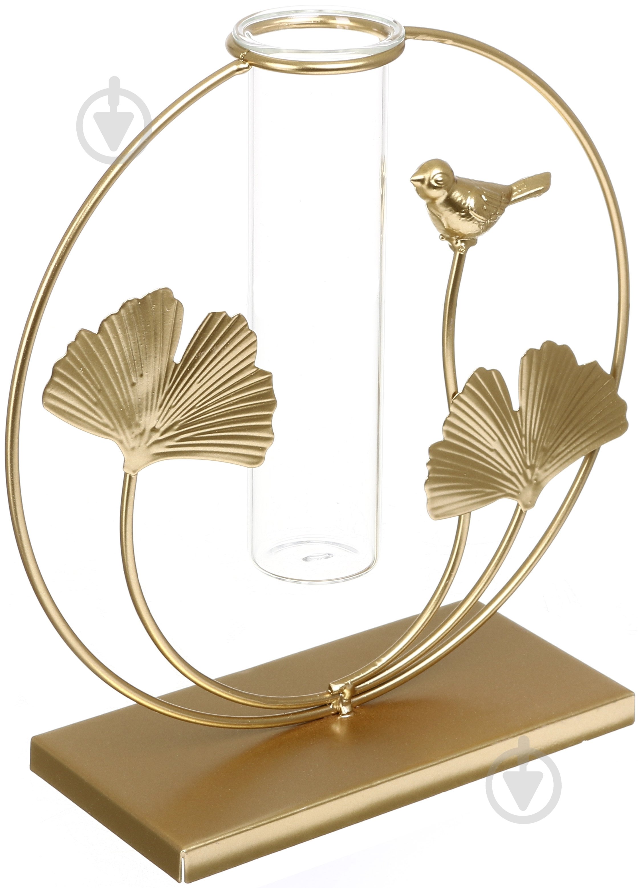 Статуетка Гінко Голд колба 20х21х7,5 см золотий - фото 1