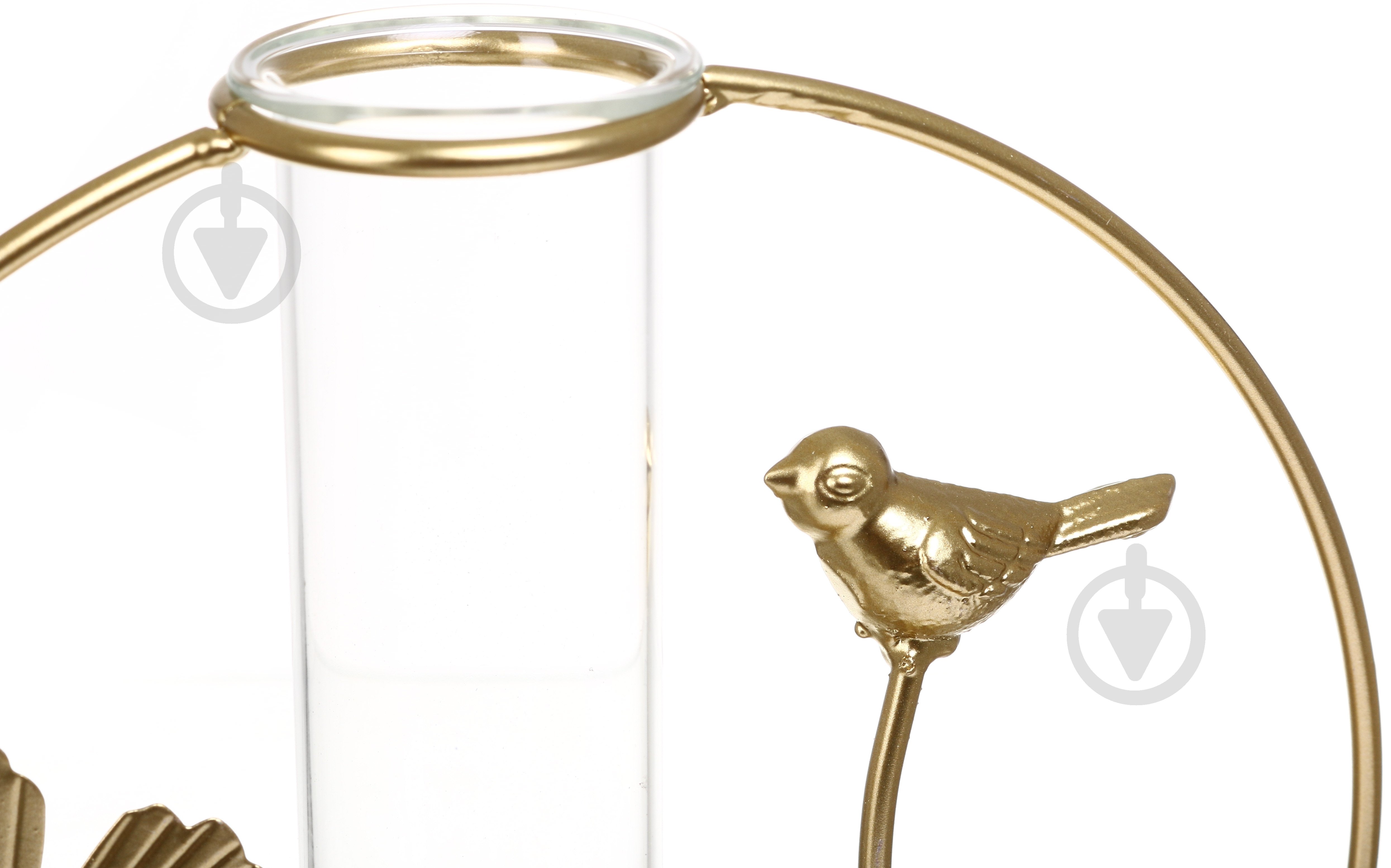 Статуетка Гінко Голд колба 20х21х7,5 см золотий - фото 3