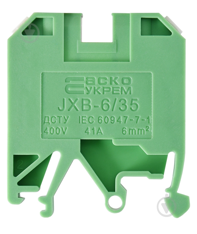 Клемник АСКО-Укрем JXB 6/35 зелений зелений - фото 1 Клемник АСКО-Укрем JXB 6/35 зелений зелений - фото 1