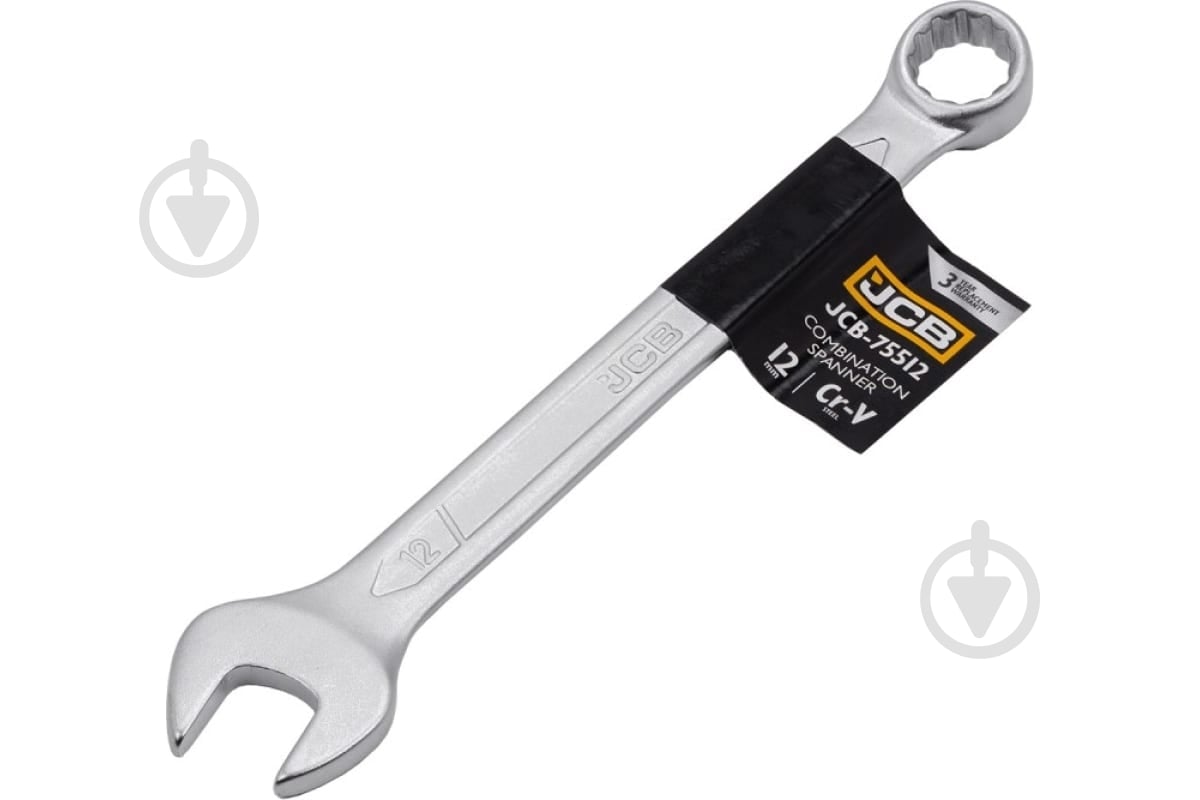 Ключ комбинированный JCB 12 мм JCB-75512 - фото 1