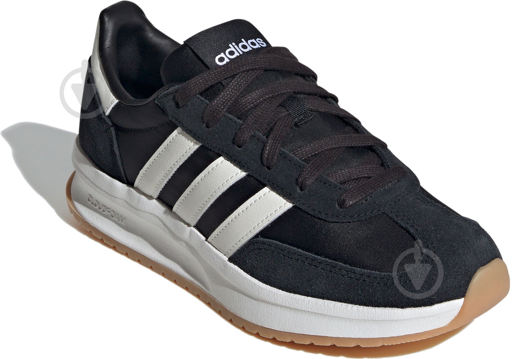 Кросівки жіночі демісезонні Adidas RUN 72 IH8595 р.39 1/3 чорні - фото 3