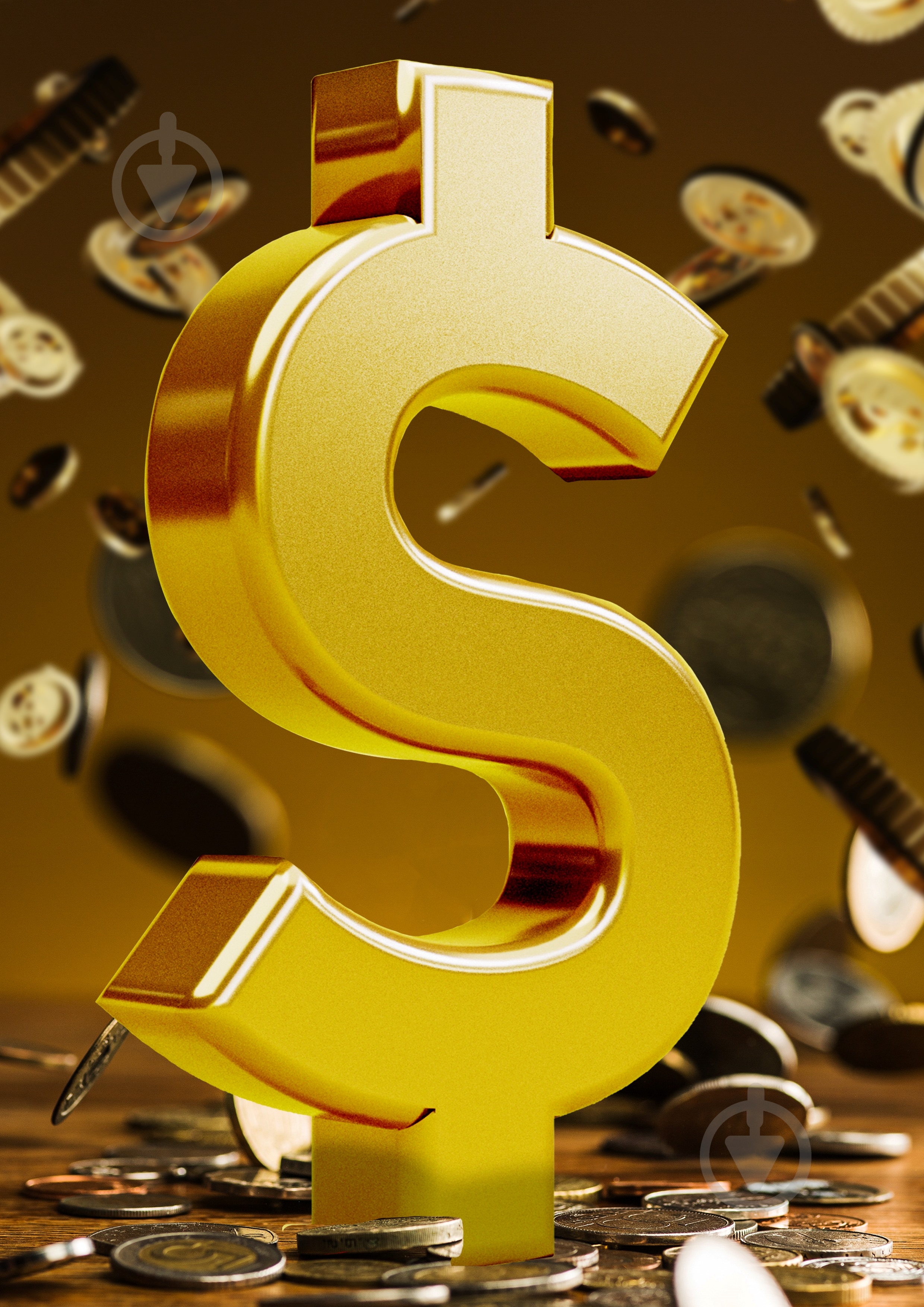 Постер Долар, 3D Орландо Массімо - фото 1