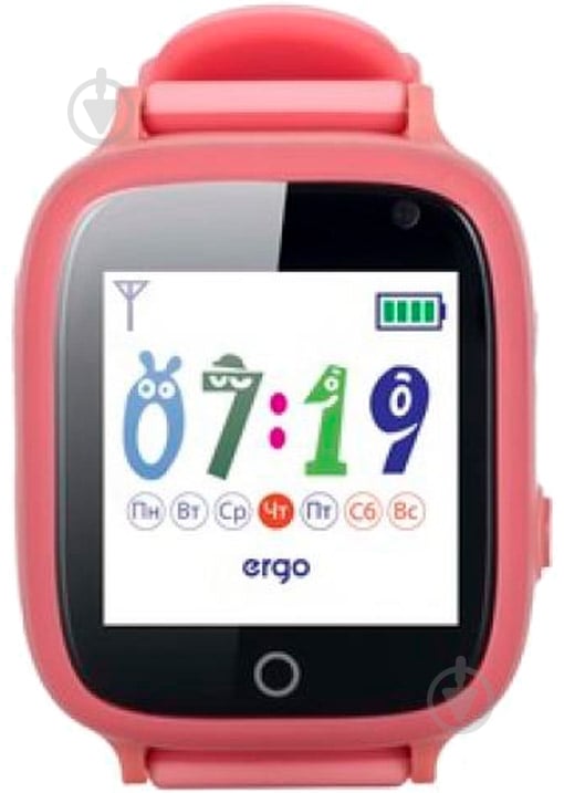 Смарт-годинник Ergo GPS Tracker Color C020 дитячий трекер pink (GPSC020P) - фото 2