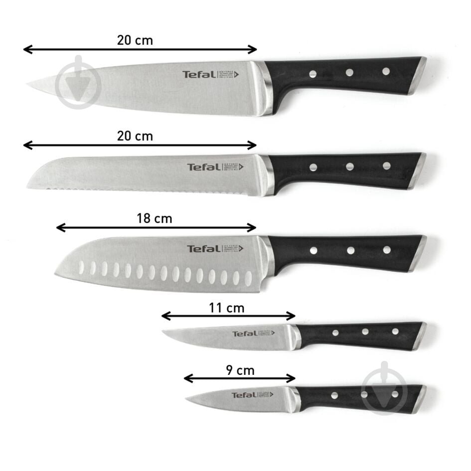 Набор ножей в колоде Tefal Ice Force 5 предметов K232S574 - фото 11