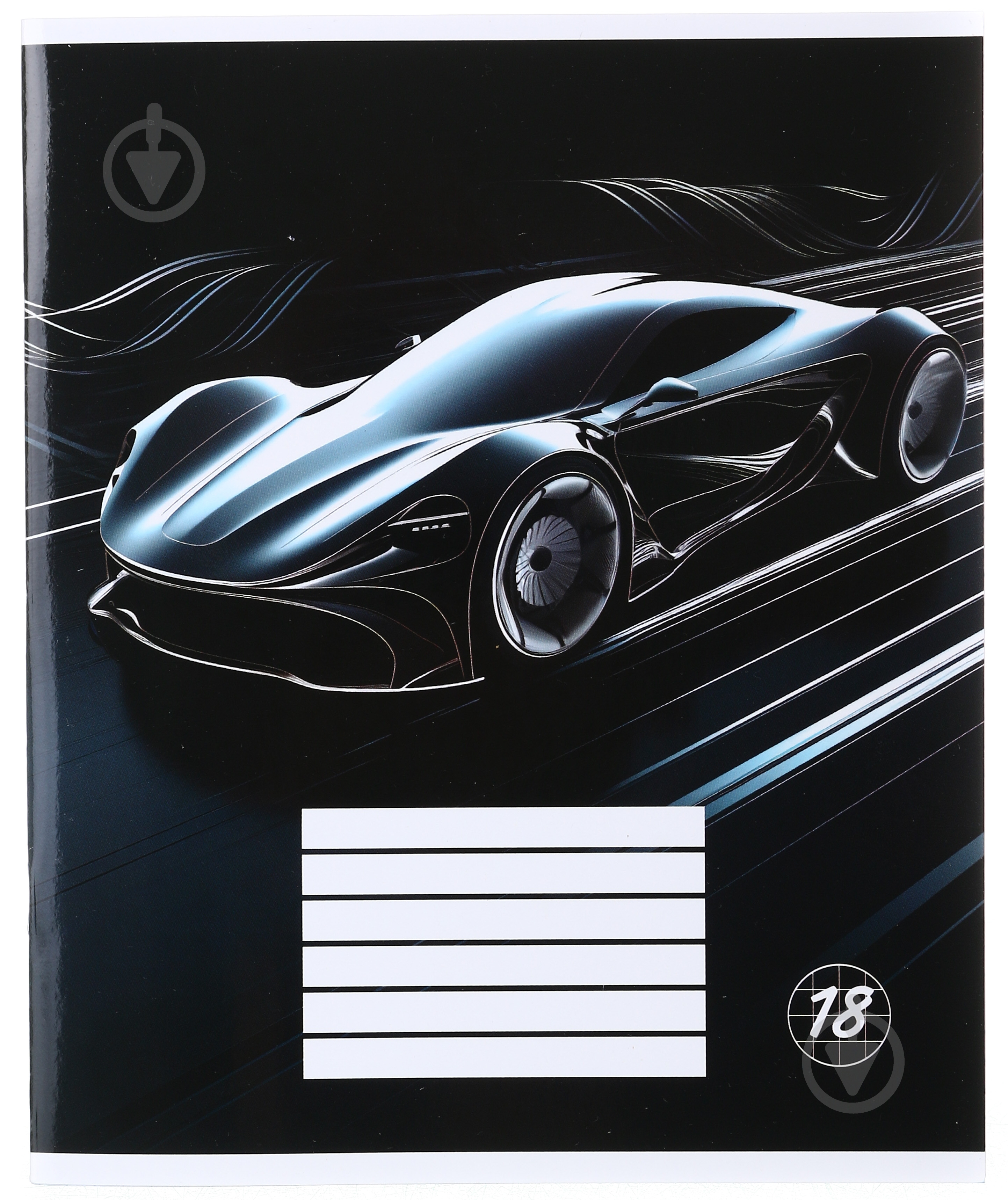 Зошит шкільний Sport24 18 аркушів скоба клітинка Nota Bene - фото 1