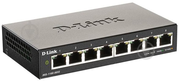 Коммутатор D-Link (DGS-1100-08V2) - фото 2