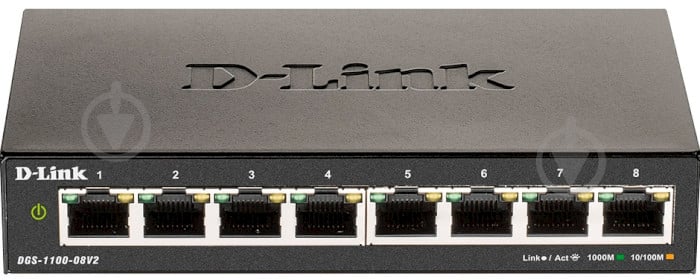 Коммутатор D-Link (DGS-1100-08V2) - фото 1