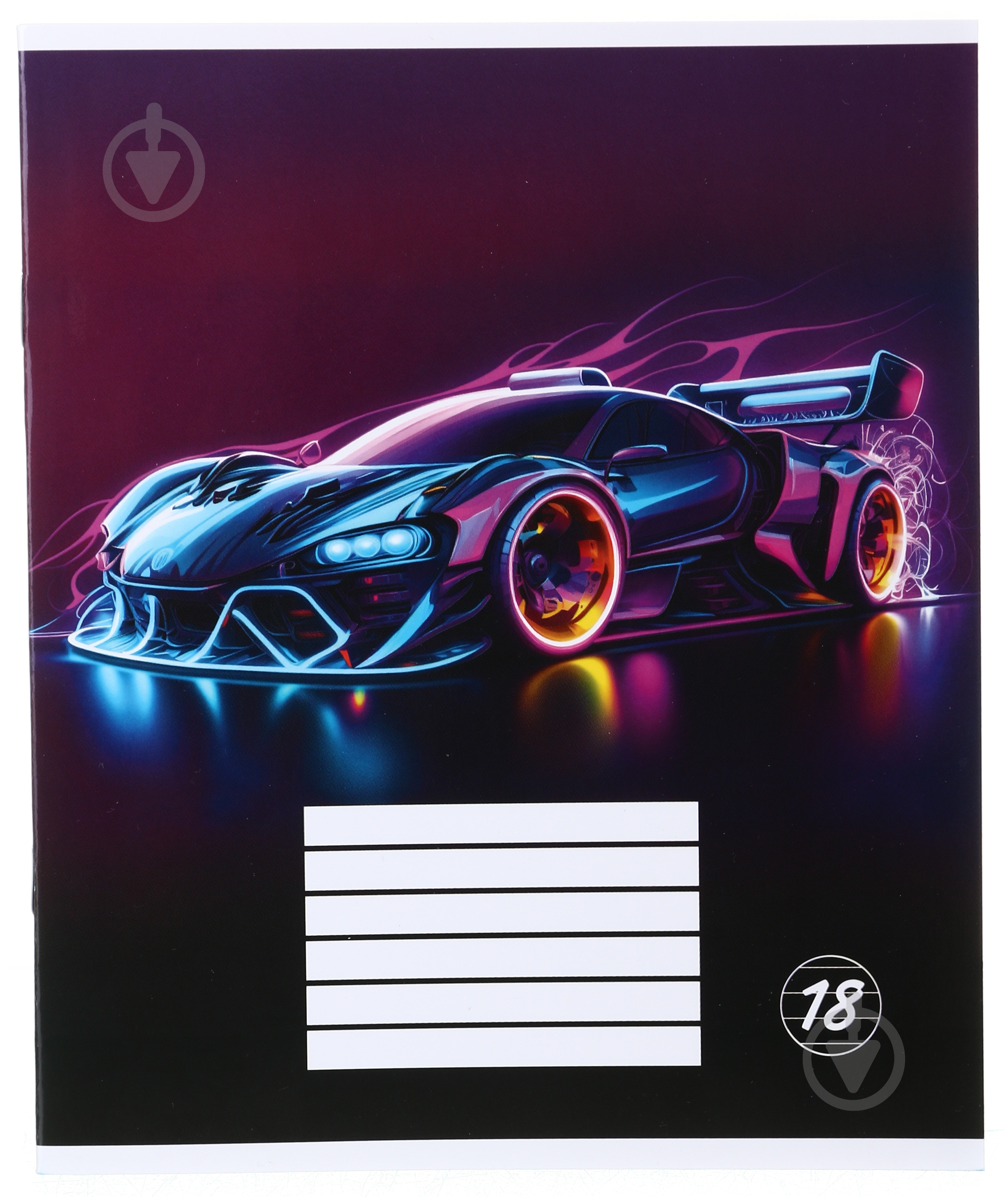 Зошит шкільний Sport24 18 аркушів скоба лінія Nota Bene - фото 1
