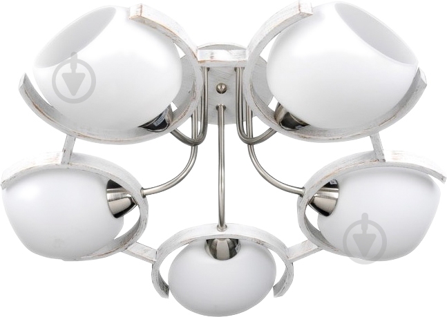 Люстра стельова Victoria Lighting 5xE14 античний білий Odeon/PL5 - фото 1