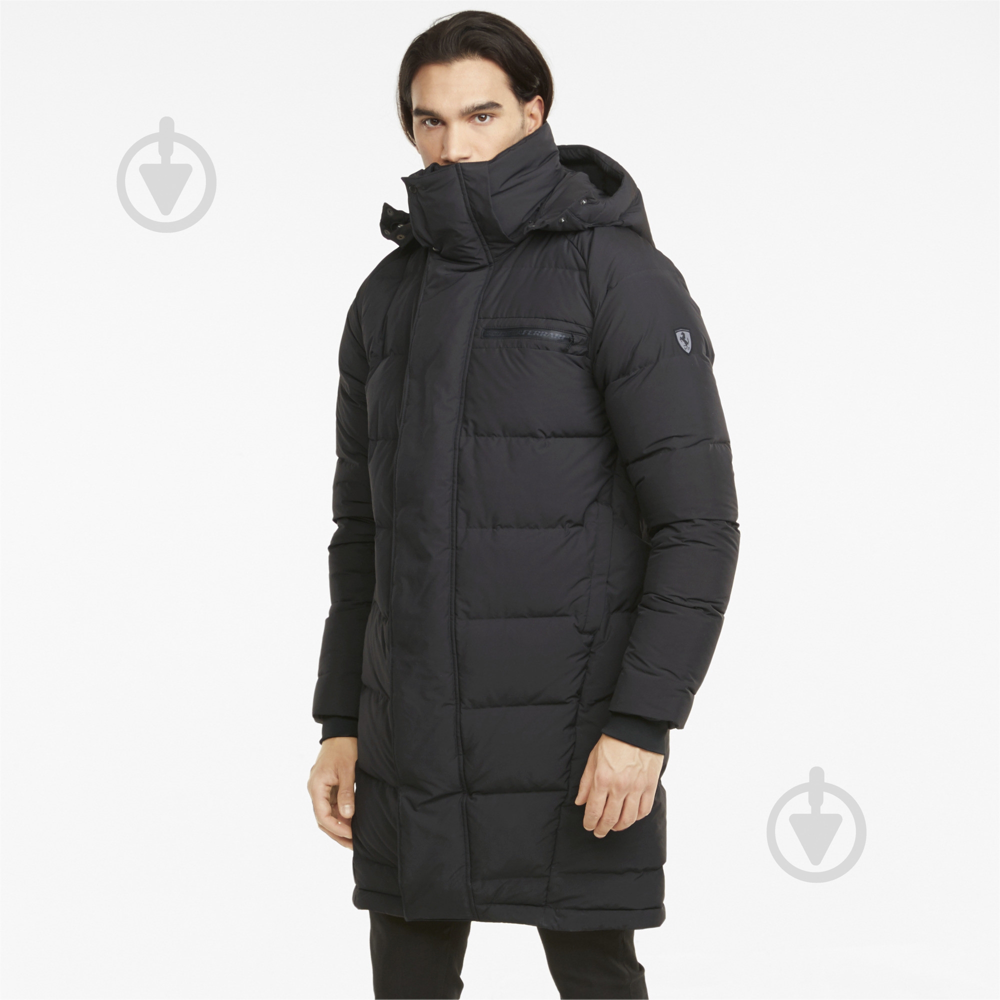 Куртка чоловіча Puma Ferrari Style Down Jacket 53176301 р.L чорна - фото 1 Куртка чоловіча Puma Ferrari Style Down Jacket 53176301 р.L чорна - фото 1