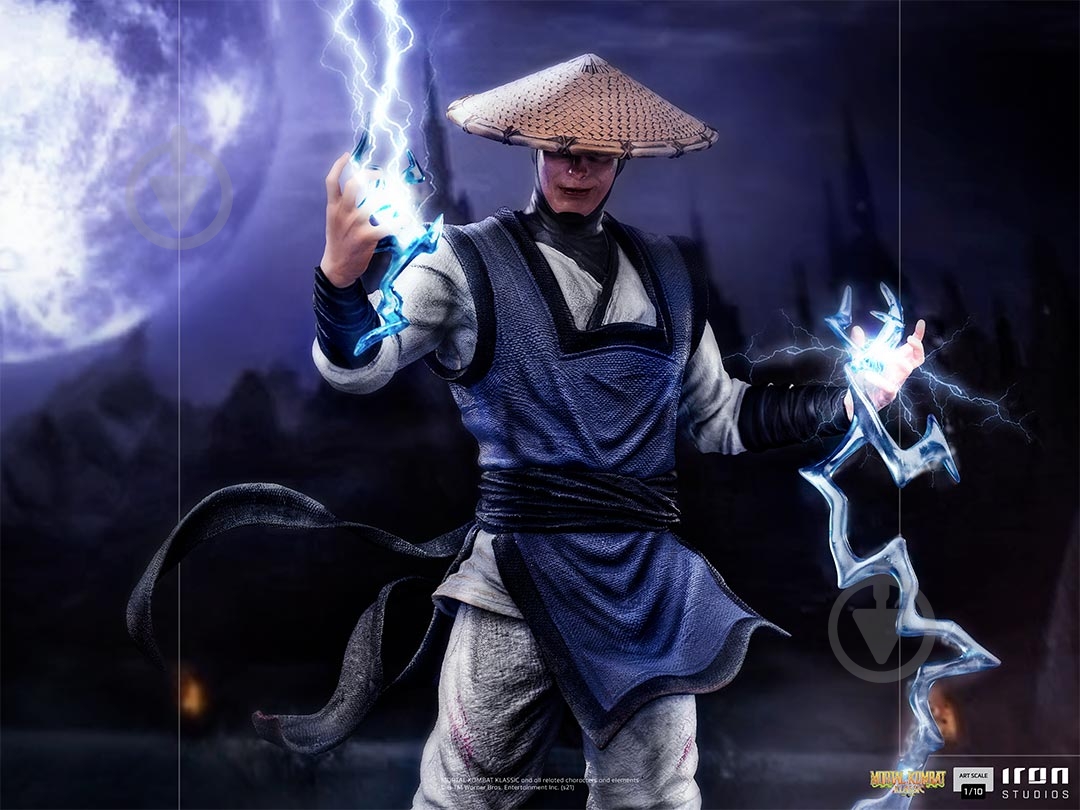 Статуэтка Iron Studios MORTAL KOMBAT 11 Raiden Art Scale 1/10 Райдэен (MORTAL39621-10) - фото 3