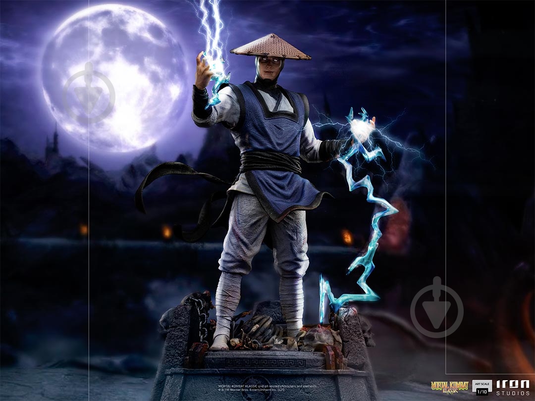 Статуэтка Iron Studios MORTAL KOMBAT 11 Raiden Art Scale 1/10 Райдэен (MORTAL39621-10) - фото 2