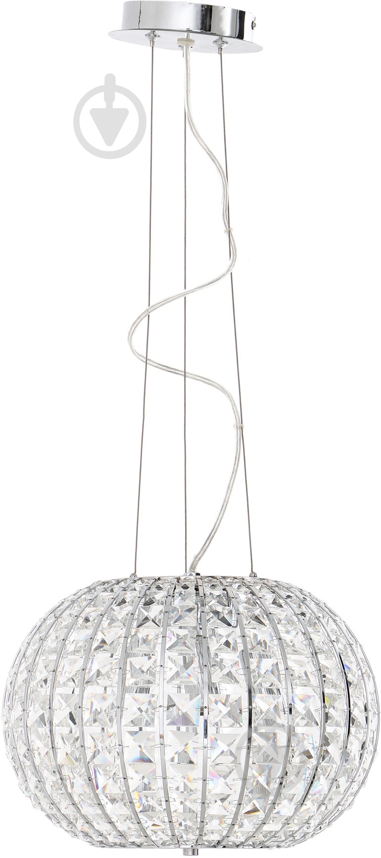 Люстра подвесная Crystal Lux 3xE14 хром Cristy/SP/400 clear - фото 2