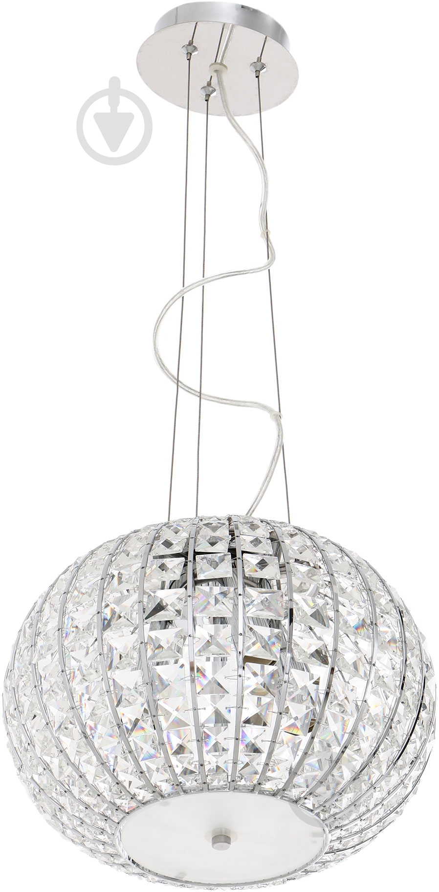 Люстра подвесная Crystal Lux 3xE14 хром Cristy/SP/400 clear - фото 1