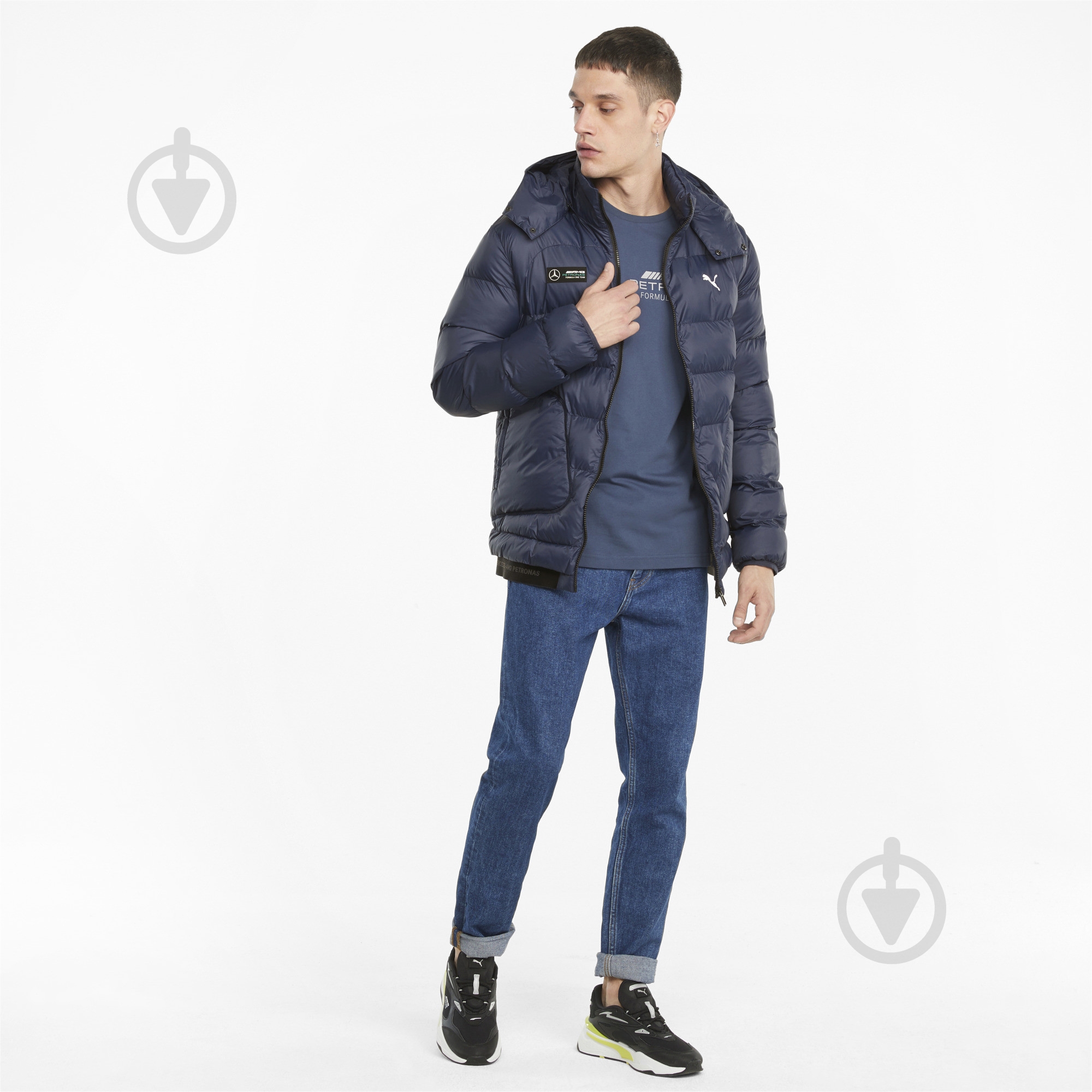 Куртка мужская Puma MAPF1 RCT EcoLite Down Jkt 53177804 р.S синяя - фото 5
