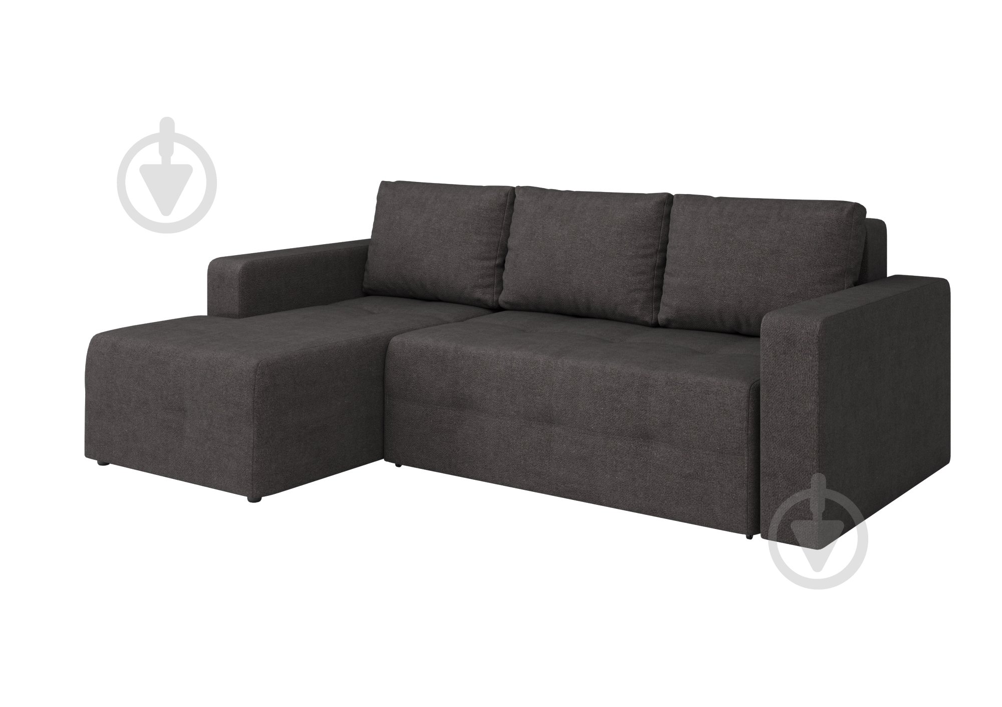 Диван угловой SOFYNO ТВИСТ Alyaska 05 Shark левый серый 2300x1500x820 мм - фото 1 Диван угловой SOFYNO ТВИСТ Alyaska 05 Shark левый серый 2300x1500x820 мм - фото 1