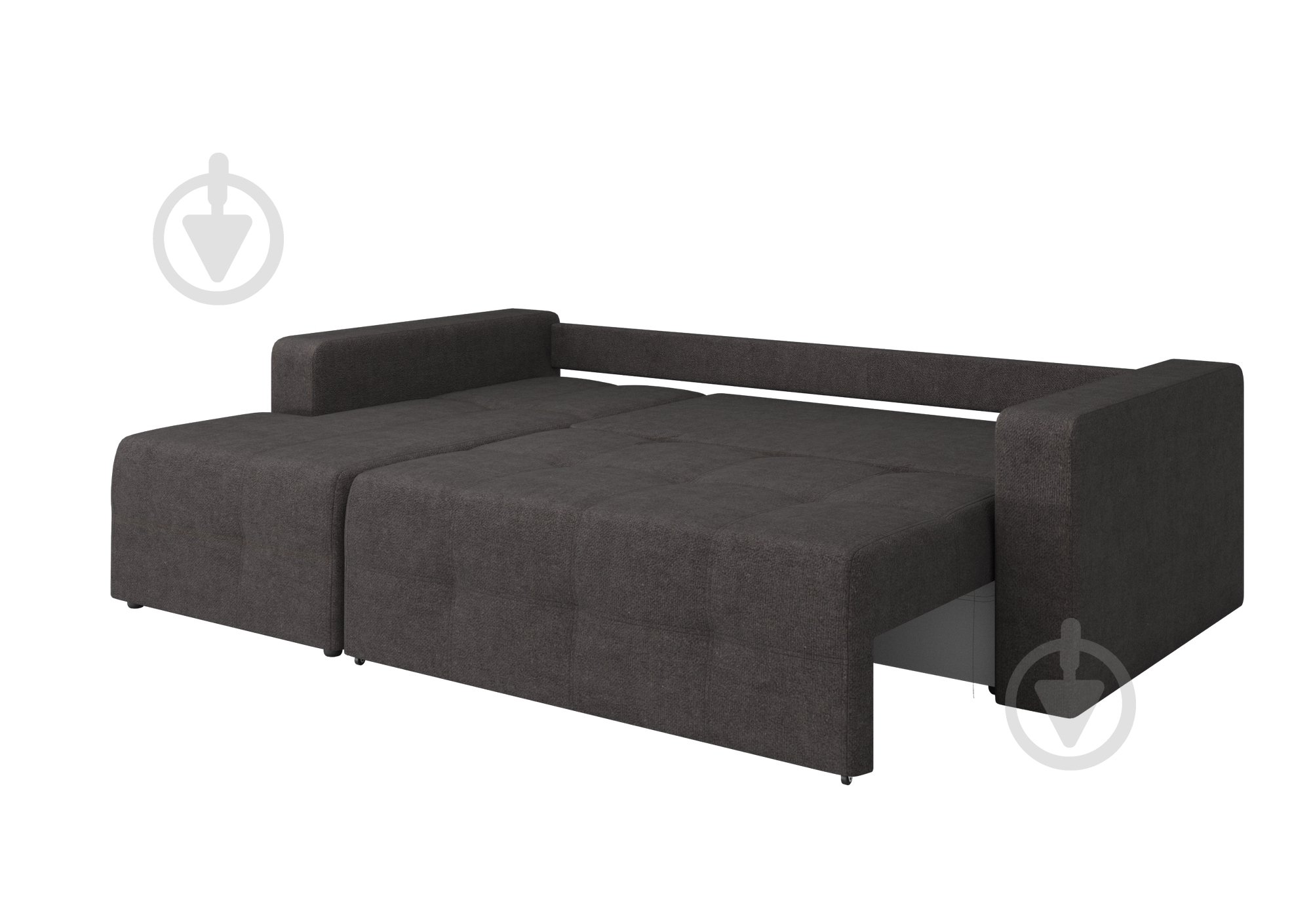 Диван угловой SOFYNO ТВИСТ Alyaska 05 Shark левый серый 2300x1500x820 мм - фото 2 Диван угловой SOFYNO ТВИСТ Alyaska 05 Shark левый серый 2300x1500x820 мм - фото 2