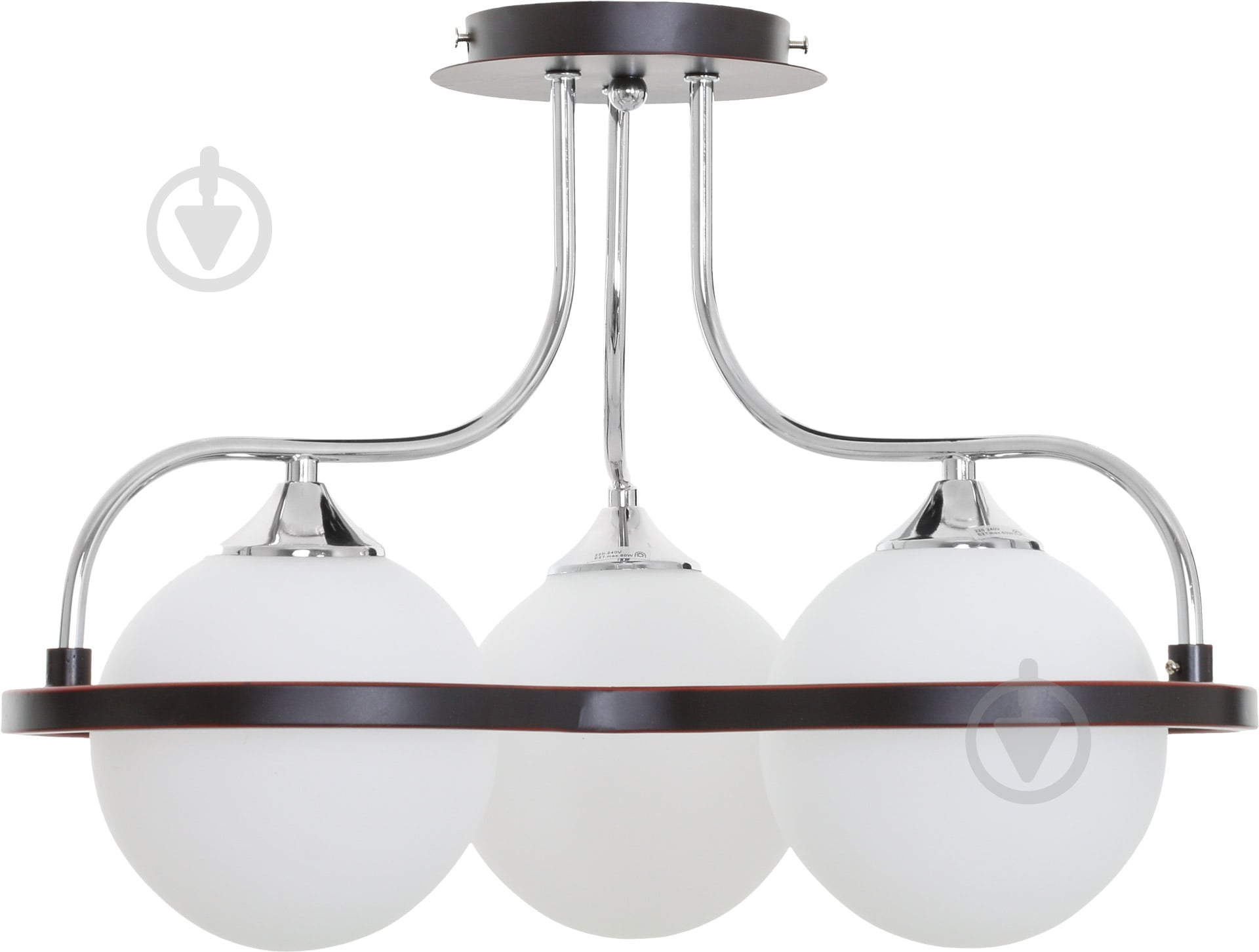 Люстра потолочная Victoria Lighting 3xE27 хром Balls/PL3 - фото 2