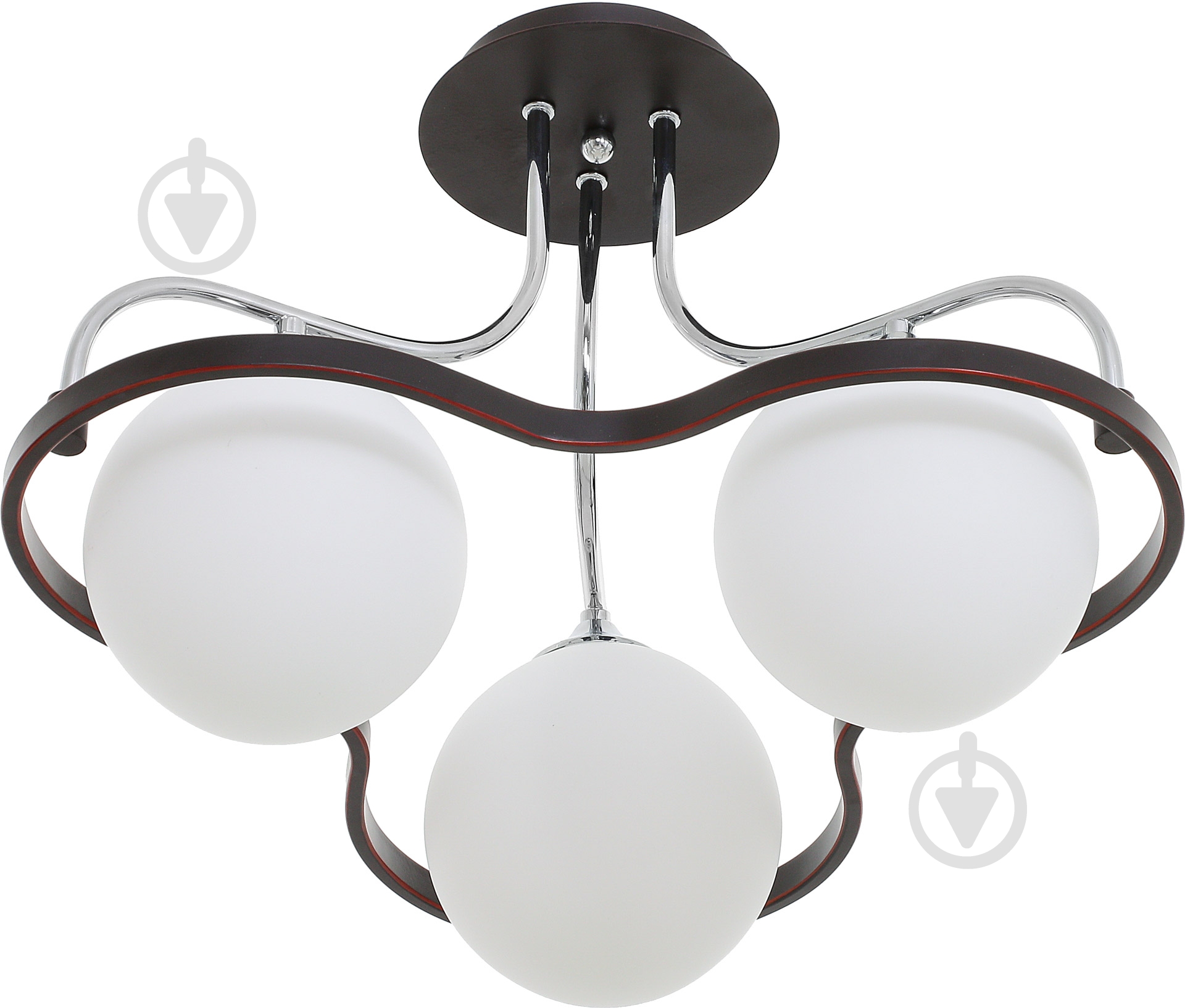 Люстра потолочная Victoria Lighting 3xE27 хром Balls/PL3 - фото 1