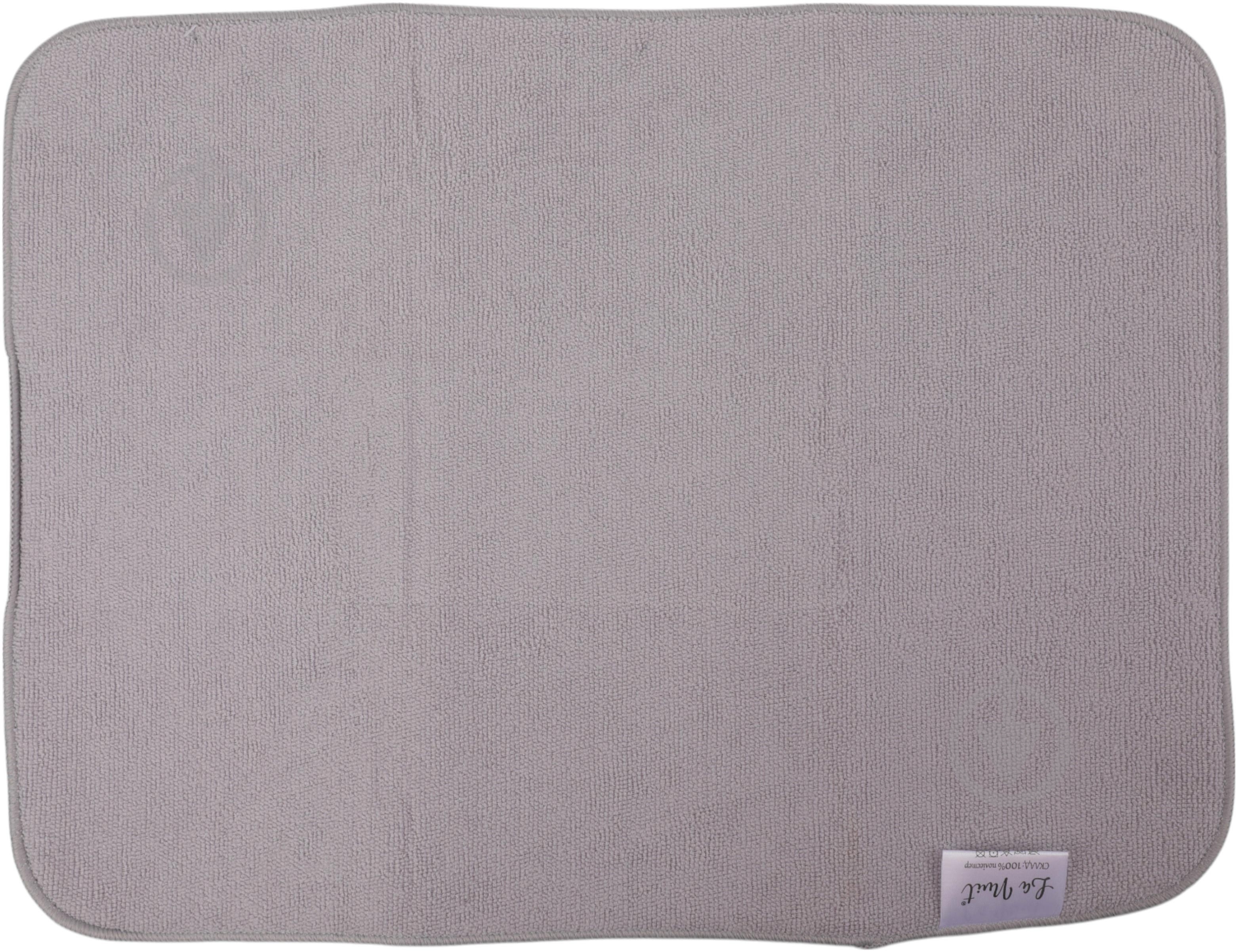 Коврик для сушки посуды La Nuit Ribbo 38х50 см светло-серый - фото 2 Коврик для сушки посуды La Nuit Ribbo 38х50 см светло-серый - фото 2