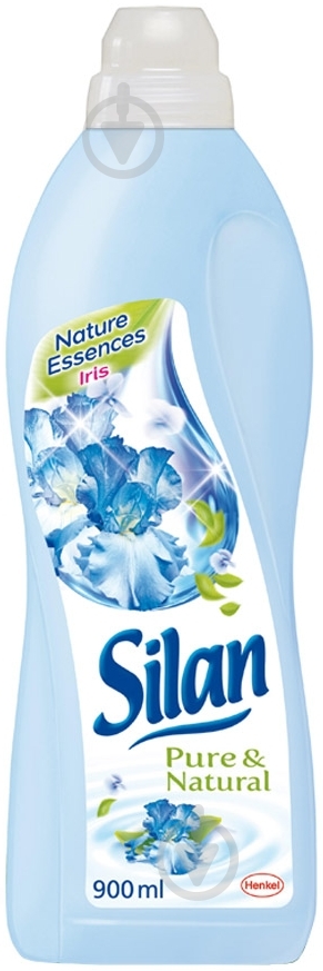 Кондиционер-ополаскиватель Silan Pure&Natural Ирис 0,9 л - фото 1