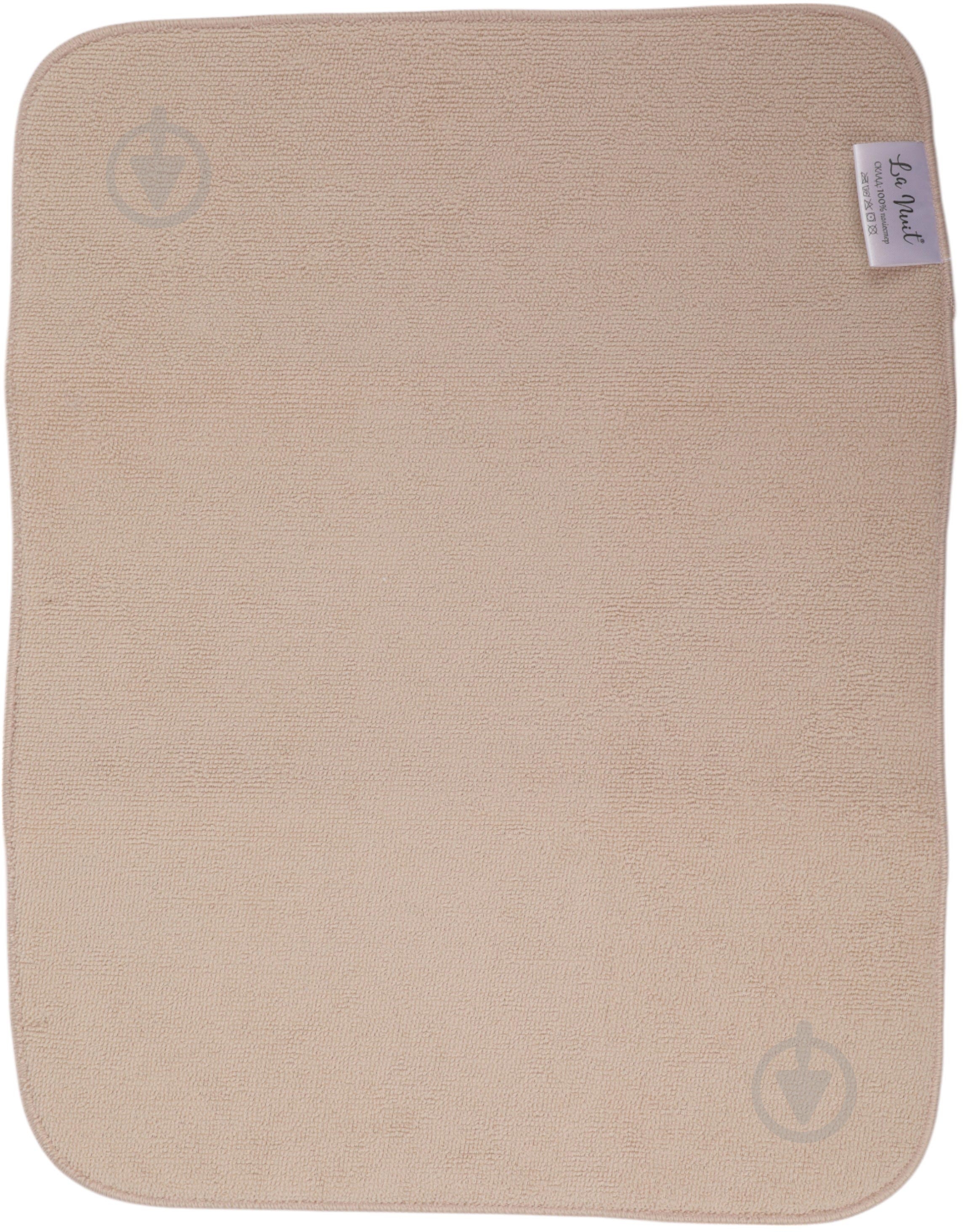 Коврик для сушки посуды La Nuit Ribbo 38х50 см бежевый - фото 2 Коврик для сушки посуды La Nuit Ribbo 38х50 см бежевый - фото 2