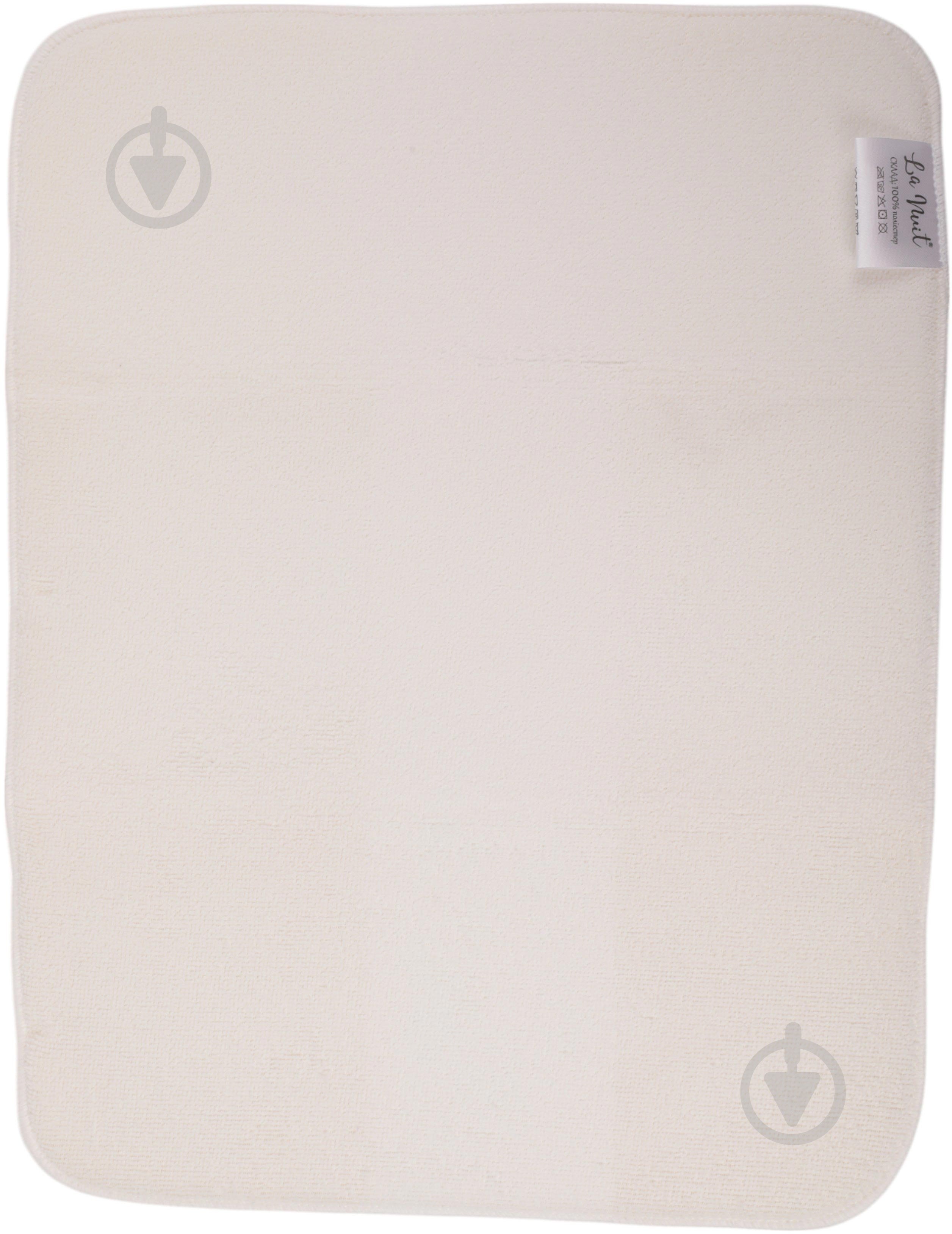 Коврик для сушки посуды La Nuit Ribbo 38х50 см айвори - фото 2 Коврик для сушки посуды La Nuit Ribbo 38х50 см айвори - фото 2