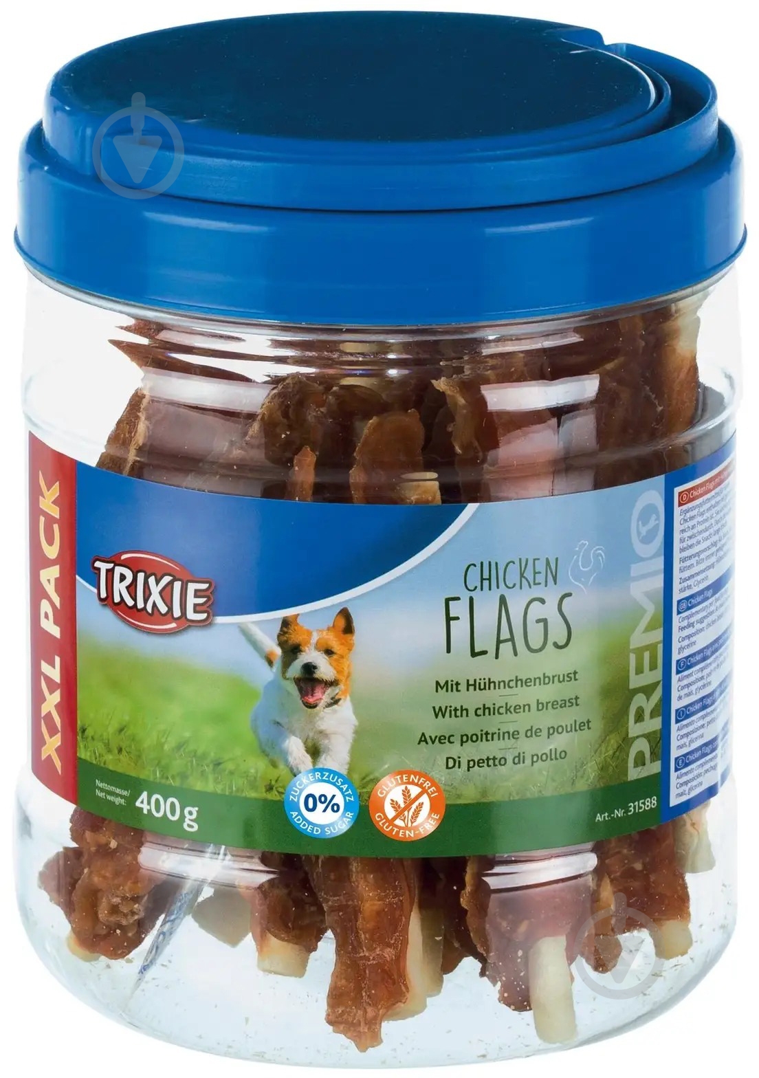 Лакомство Trixie PREMIO Chicken Flags 400 г (31588) - фото 1 Лакомство Trixie PREMIO Chicken Flags 400 г (31588) - фото 1