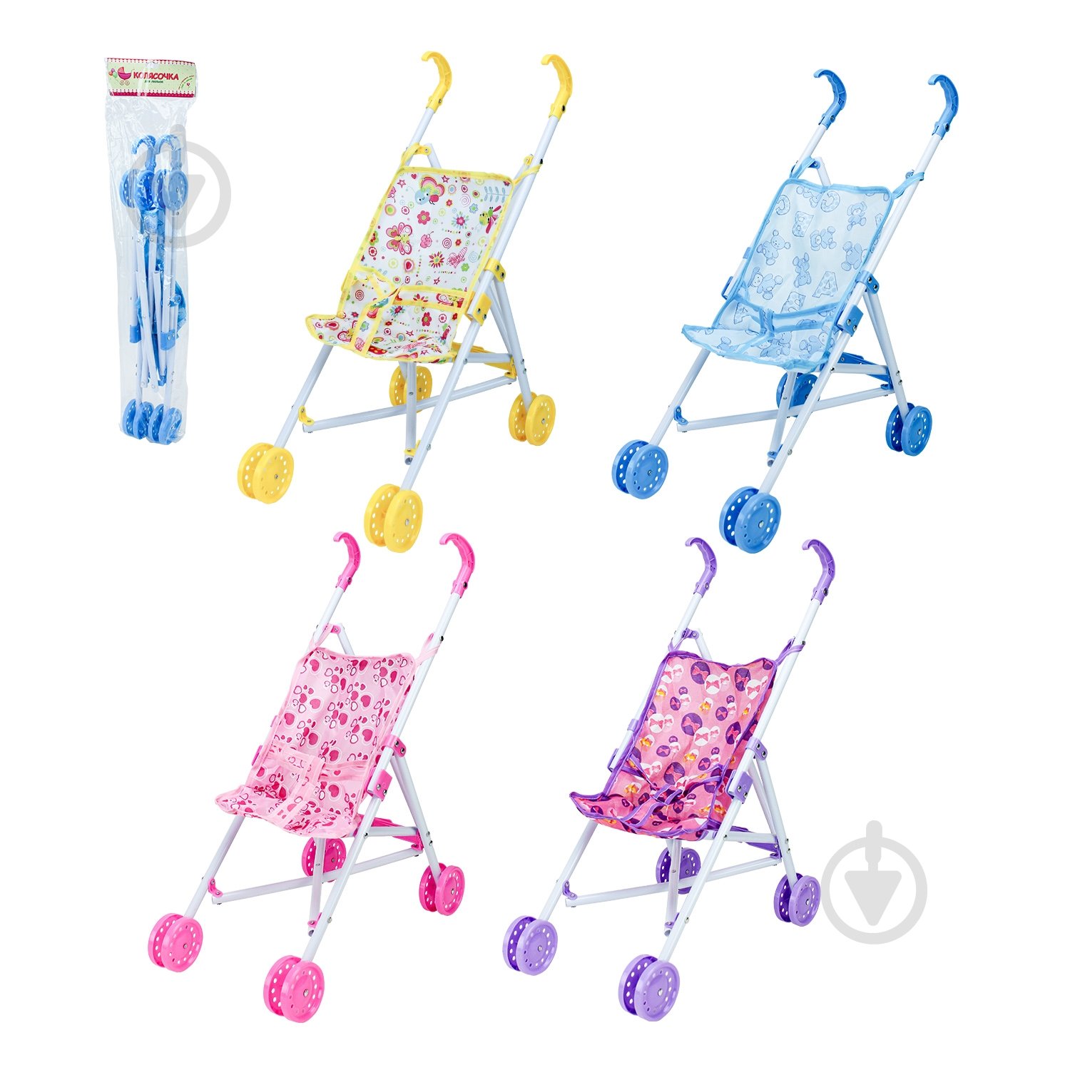 Коляска Aider для ляльок в асортименті 886 - фото 1