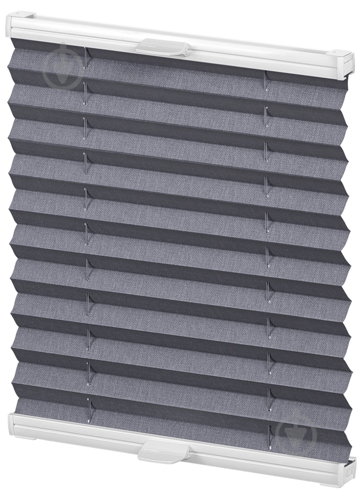 Штора-плиссе Rollotex ткань MELANGE 111х90 см Серый - фото 1