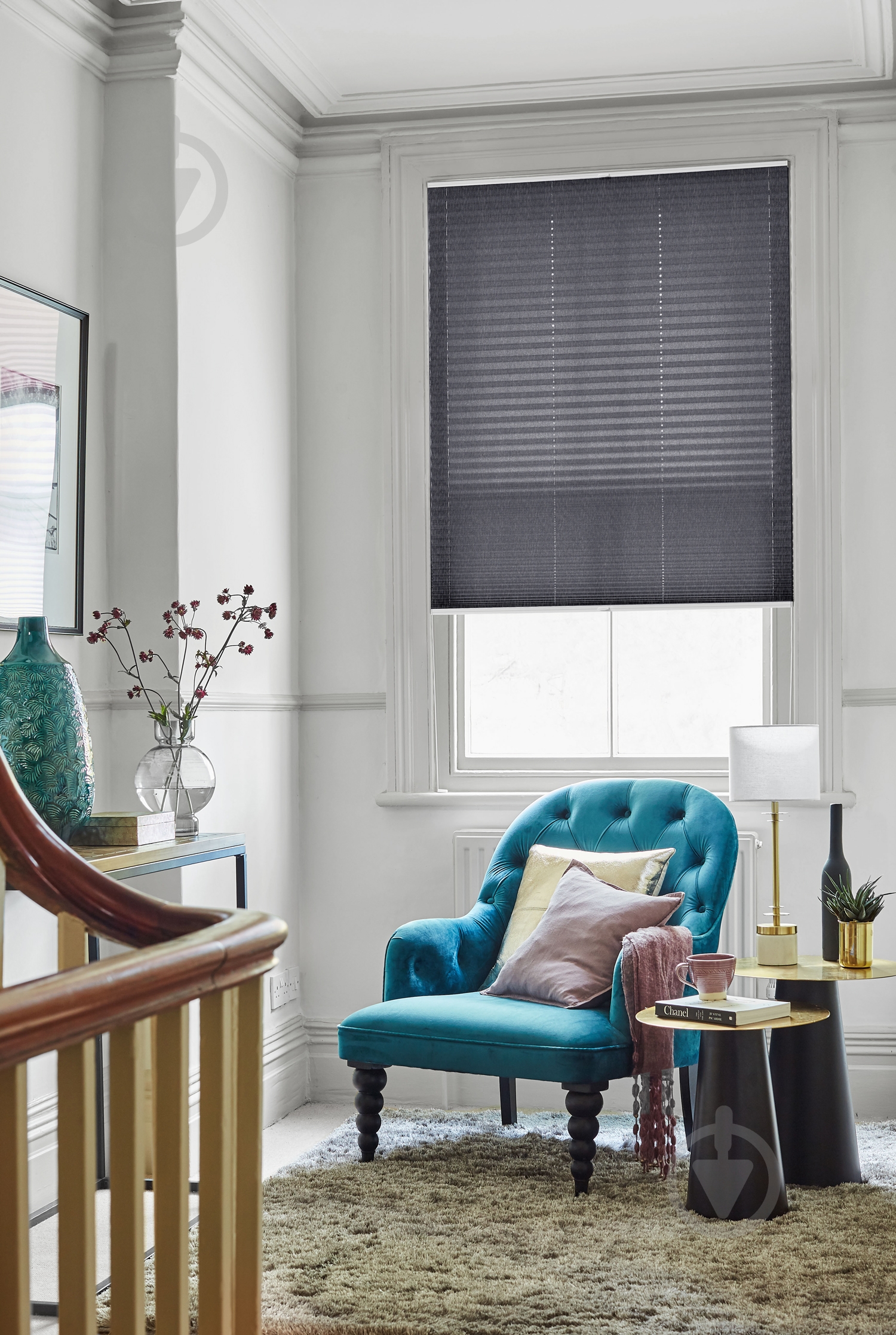 Штора-плиссе Rollotex ткань MELANGE 111х90 см Серый - фото 5