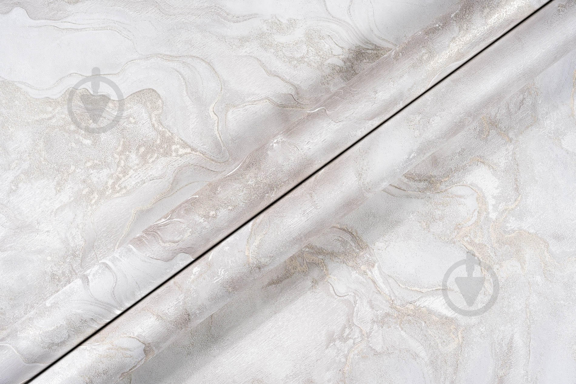 Шпалери вінілові гарячого тиснення Слов'янські шпалери Elegance collection Сяйво 2392-02 1,06x10,05 м - фото 2