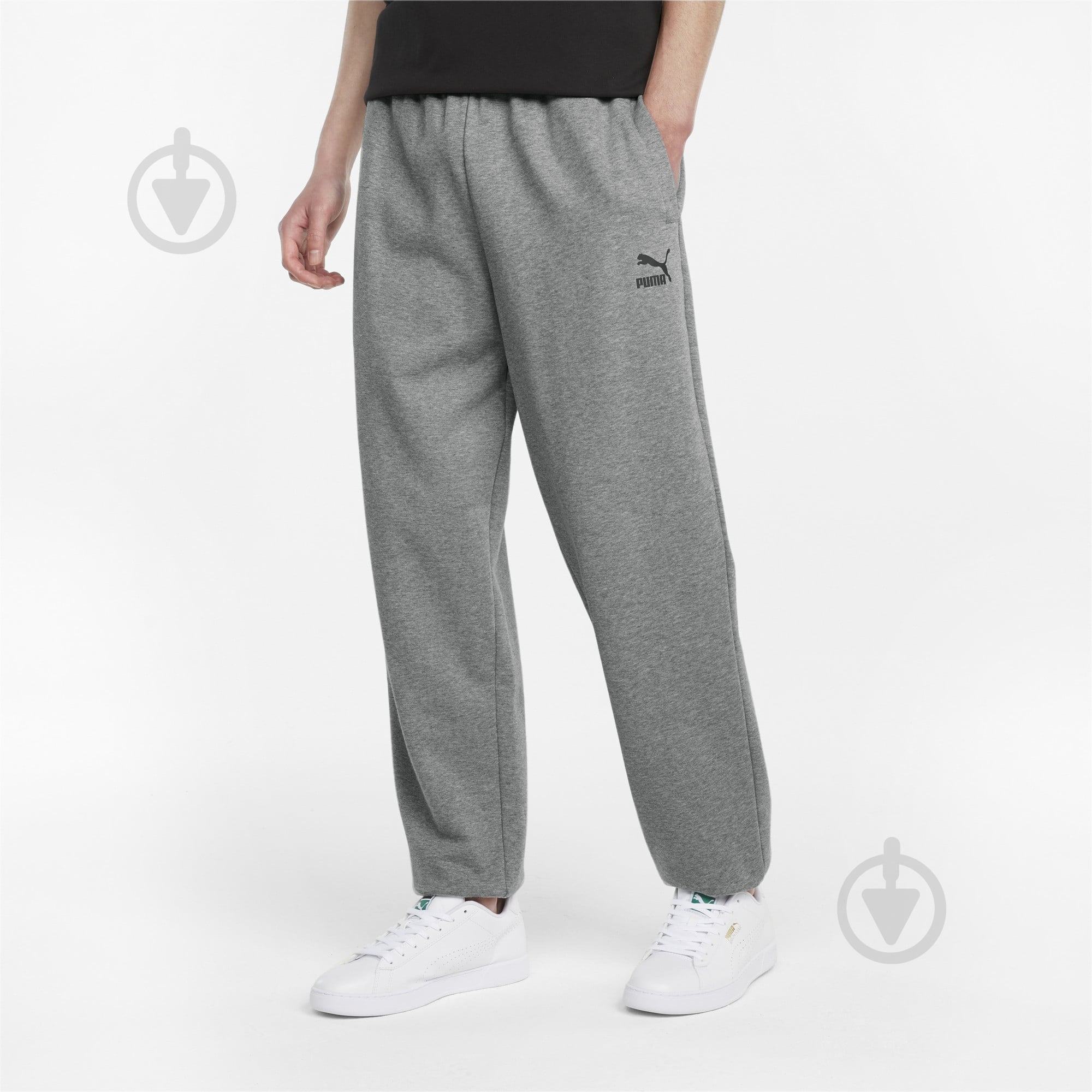 Штани Puma Classics Oversized Sweatpant 53213903 р. S сірий - фото 1