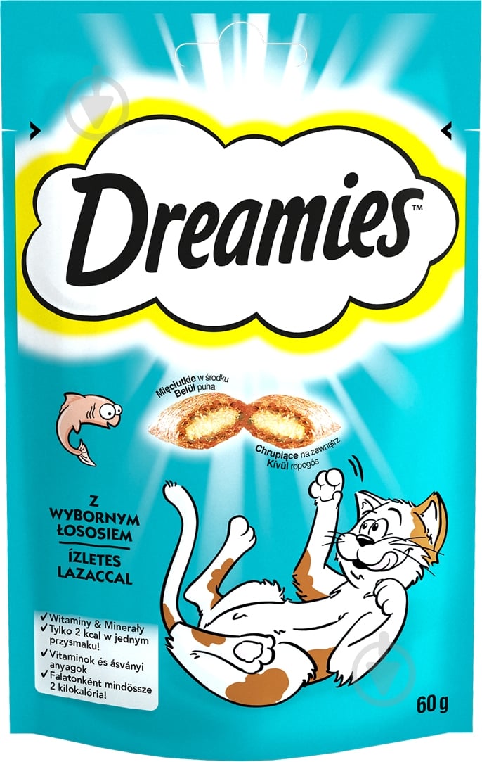 Снеки Dreamies с лососем 60 г - фото 1