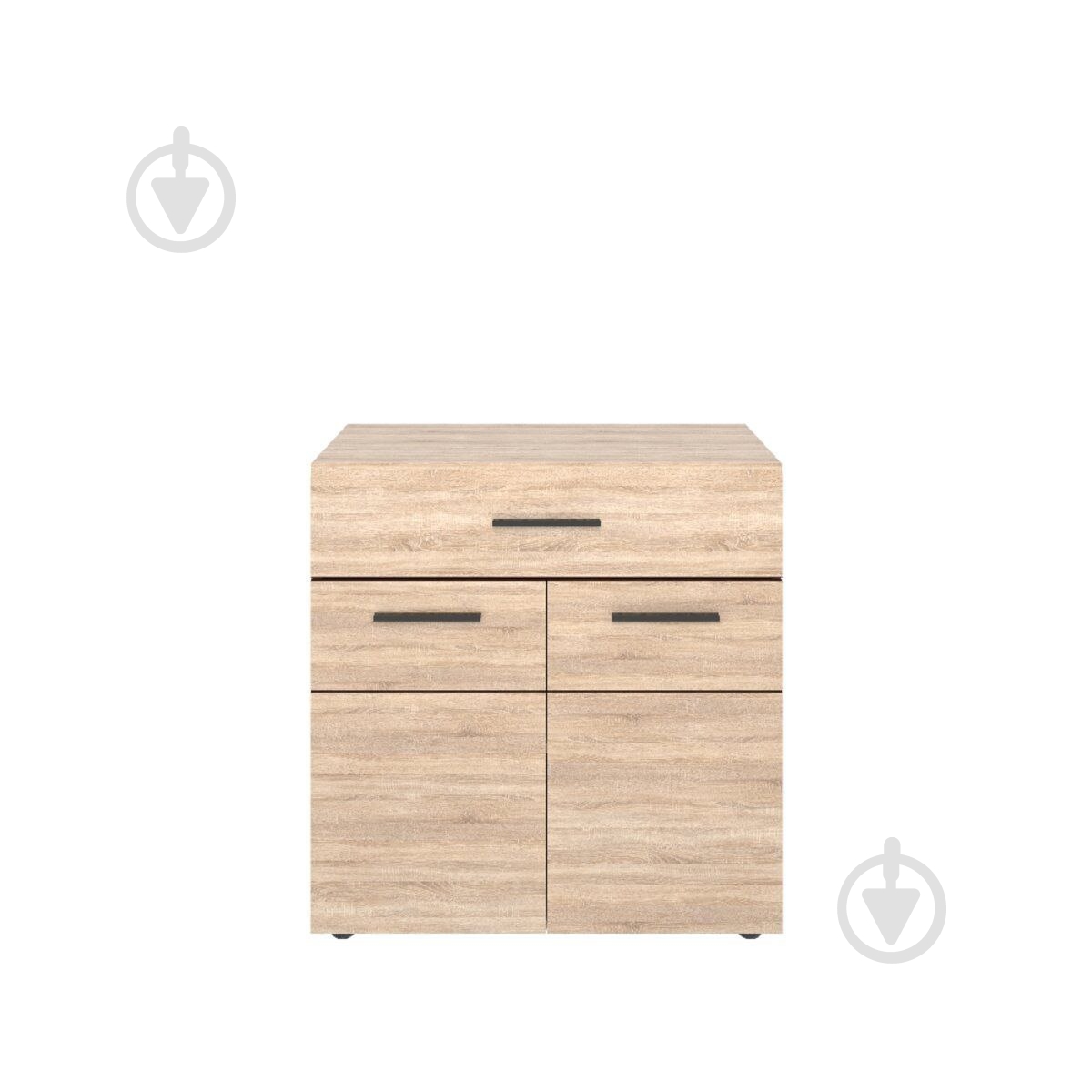 Комод VMV Holding 2D1S Соло 740х800х340 мм дуб сонома - фото 1 Комод VMV Holding 2D1S Соло 740х800х340 мм дуб сонома - фото 1