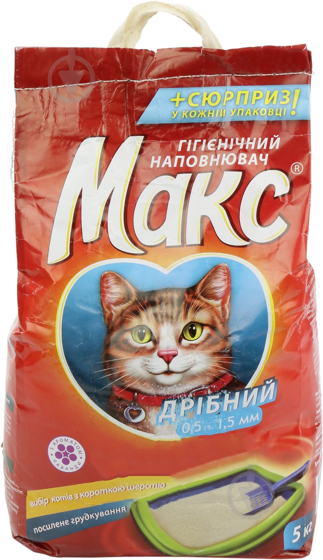 Наполнитель для кошачьего туалета мелкий 5 кг - фото 1